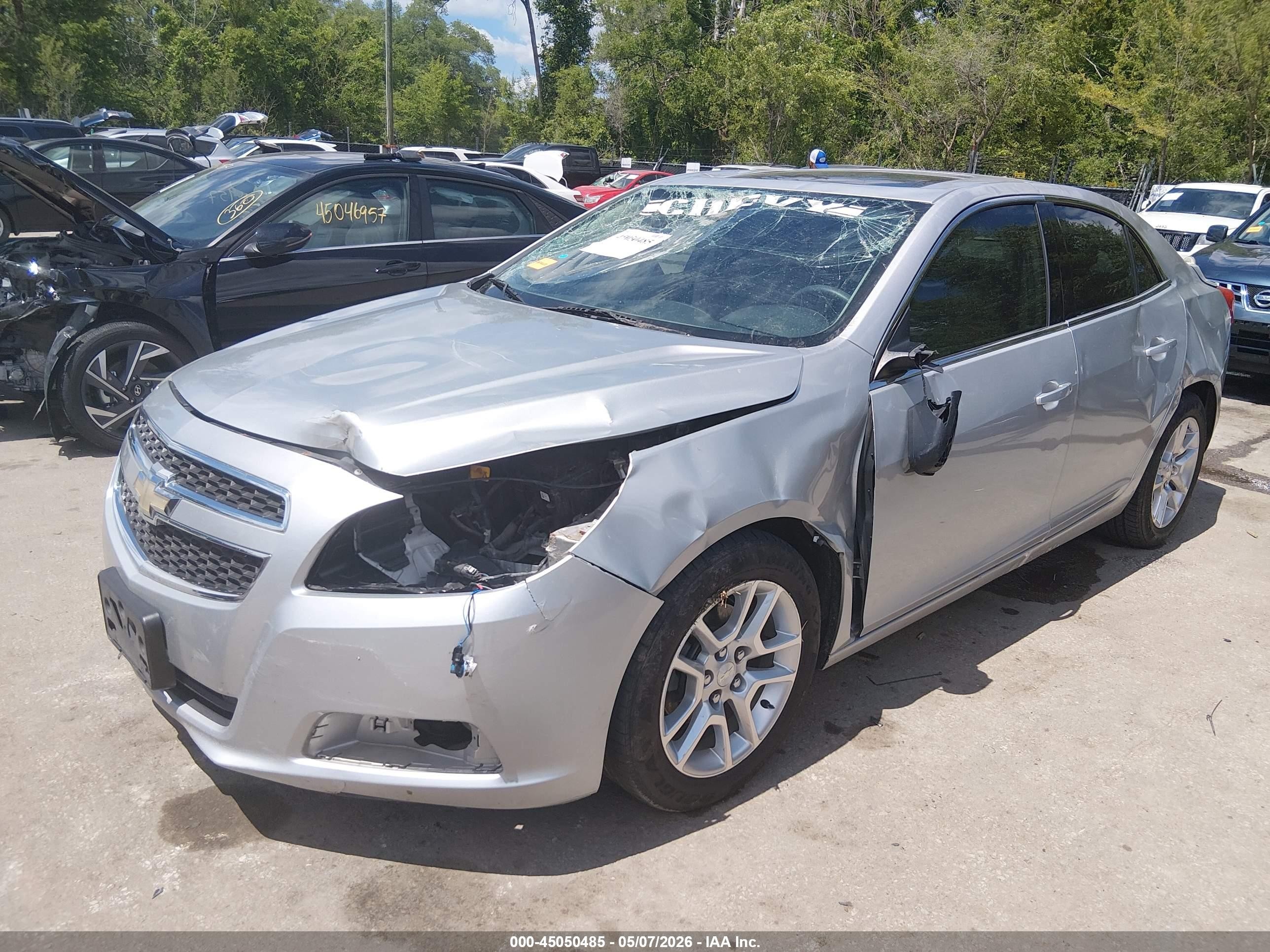 2013 Chevrolet Malibu Eco Silver vin: 1G11D5RR4DF121715