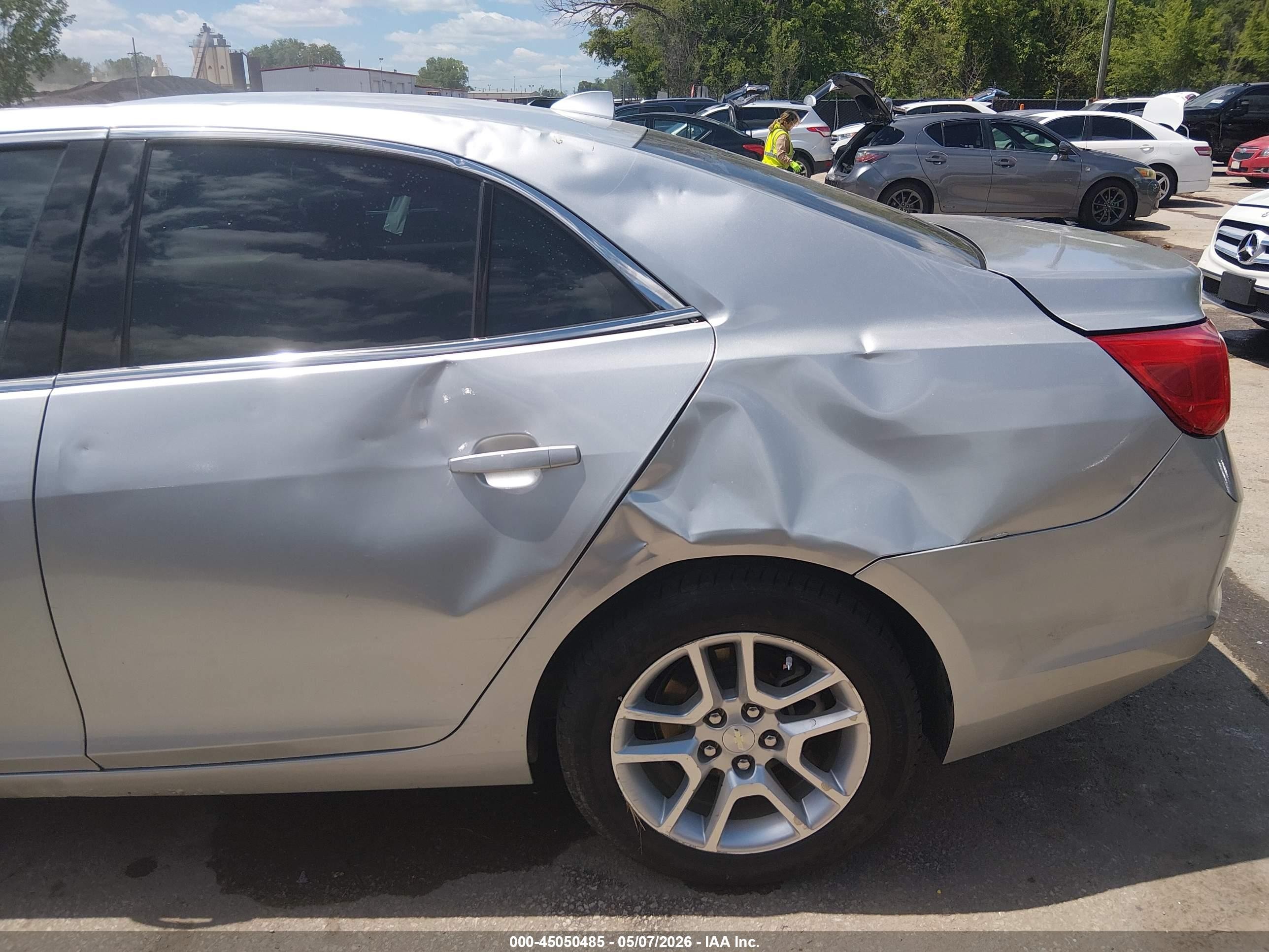 2013 Chevrolet Malibu Eco Silver vin: 1G11D5RR4DF121715
