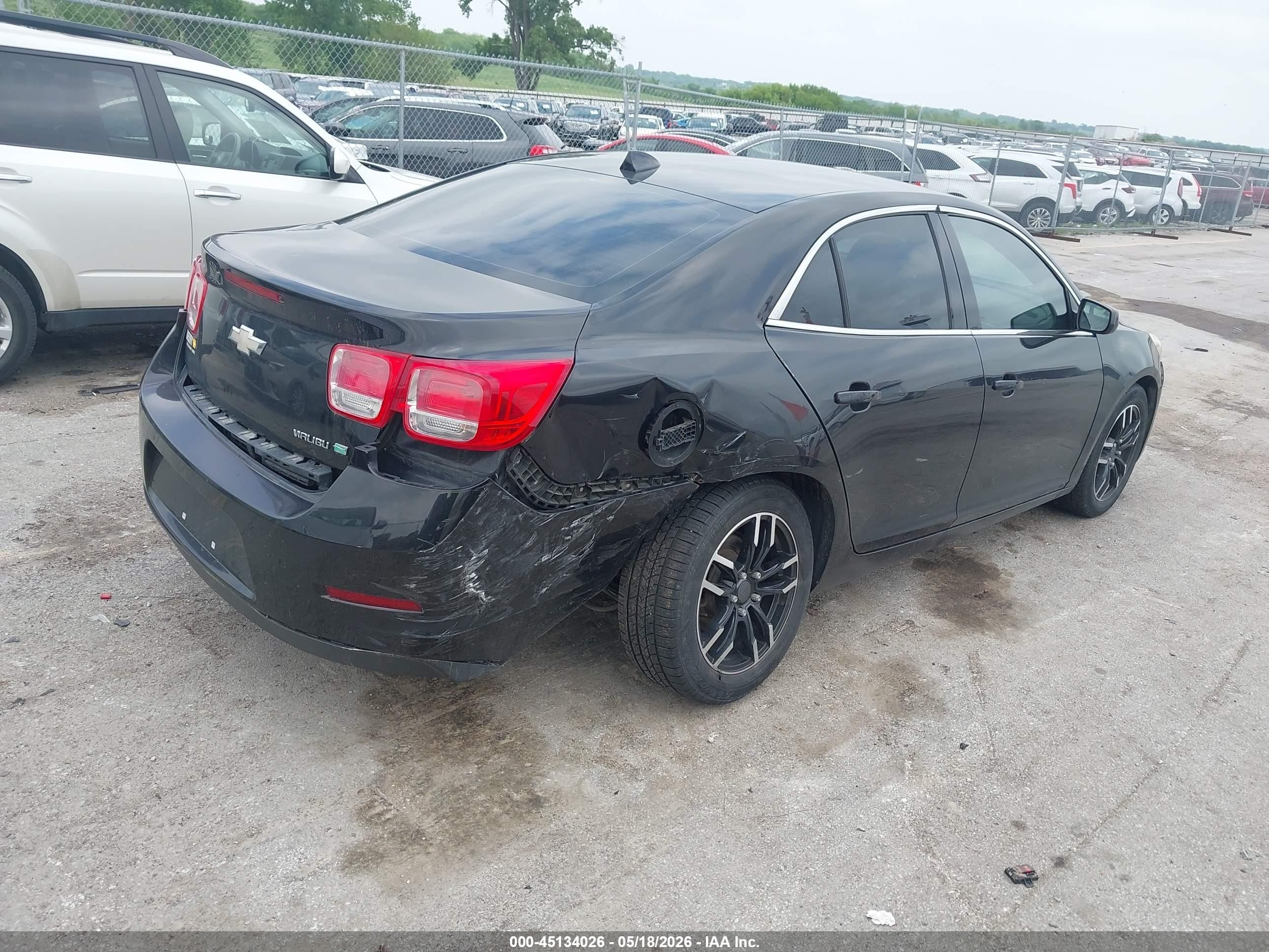 2013 Chevrolet Malibu Eco Black vin: 1G11D5RR5DF105197