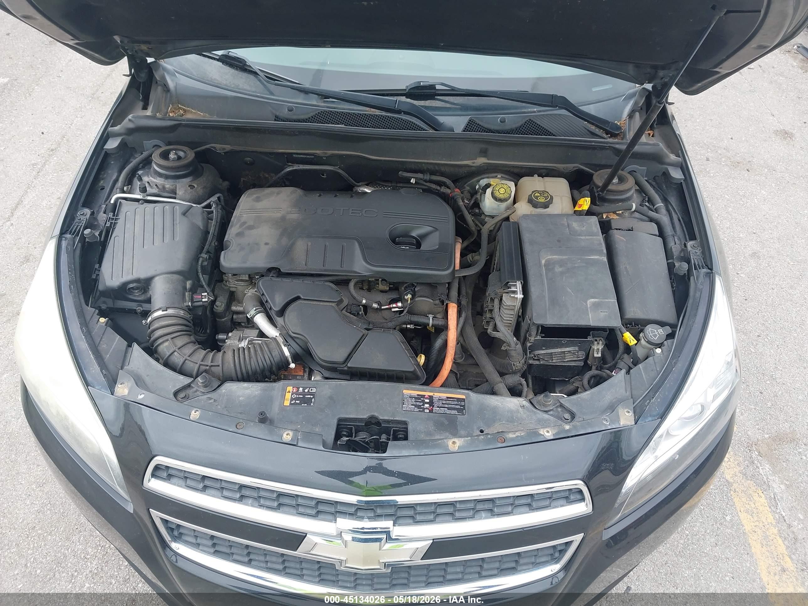 2013 Chevrolet Malibu Eco Black vin: 1G11D5RR5DF105197