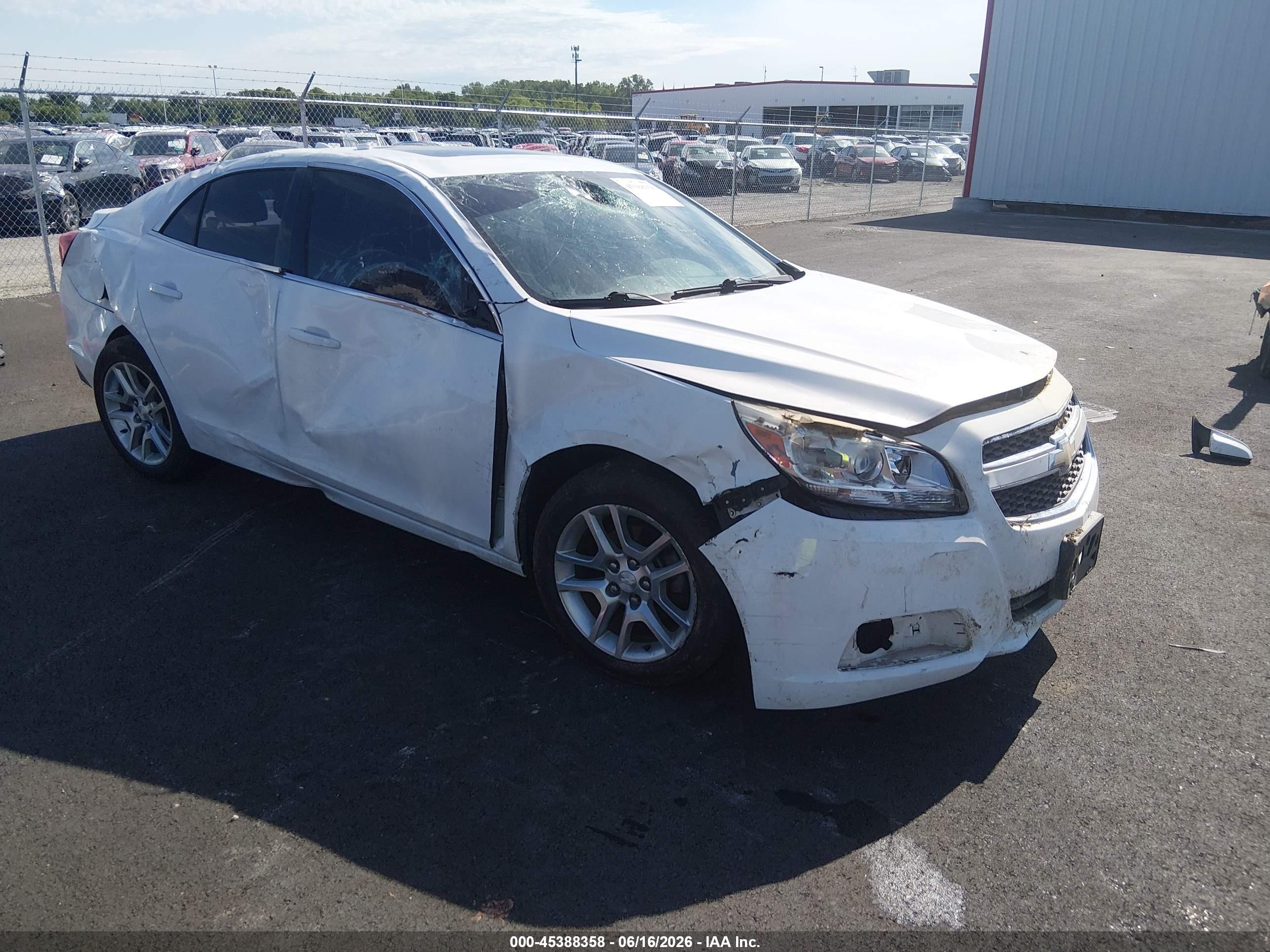 2013 Chevrolet Malibu Eco White vin: 1G11D5RR7DF100258