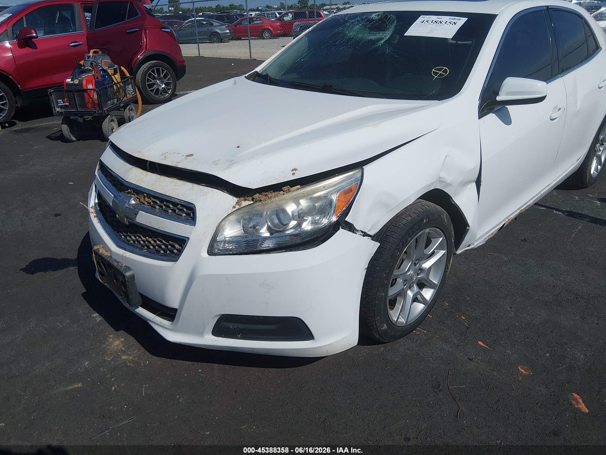 2013 Chevrolet Malibu Eco White vin: 1G11D5RR7DF100258