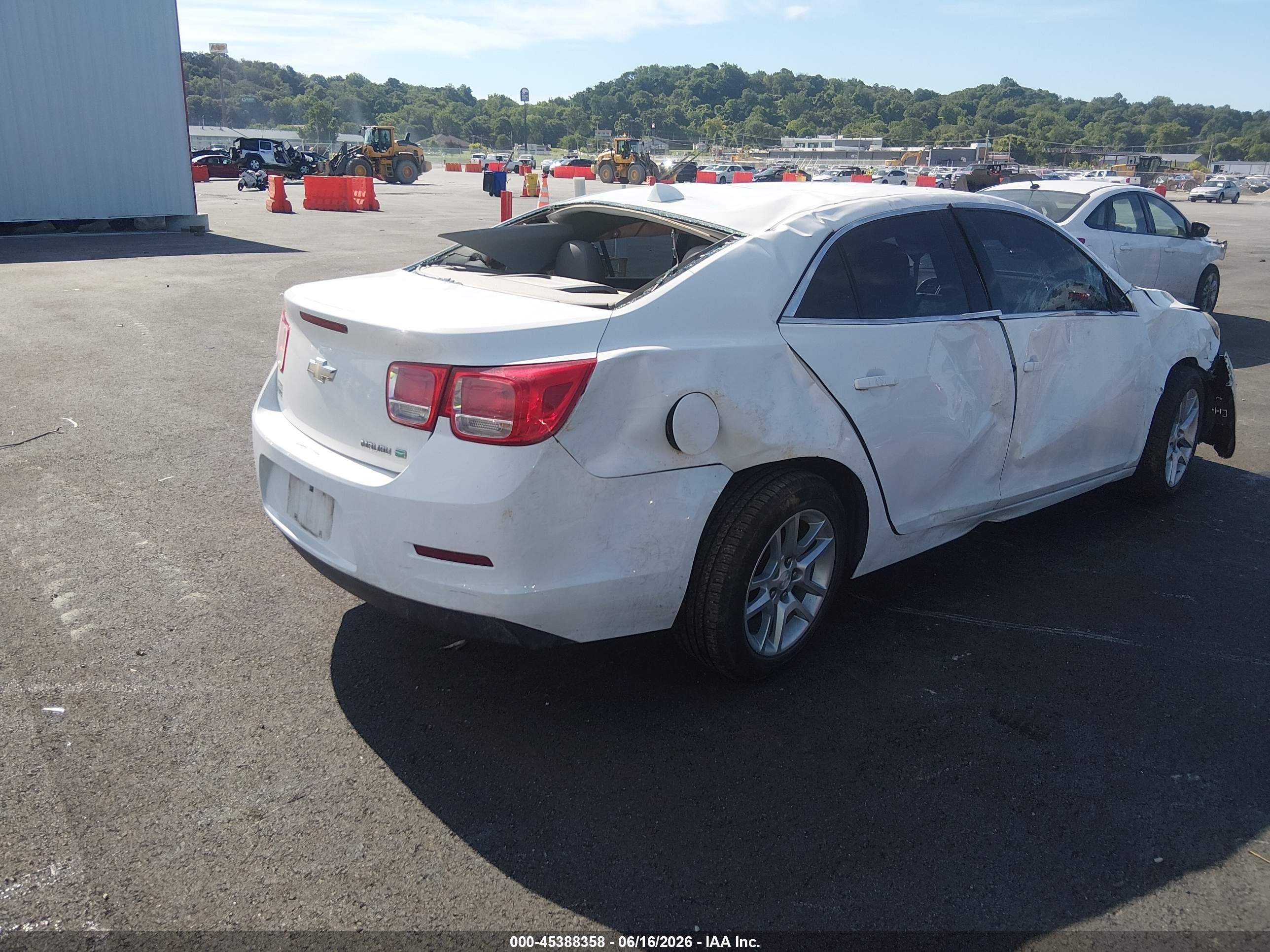 2013 Chevrolet Malibu Eco White vin: 1G11D5RR7DF100258