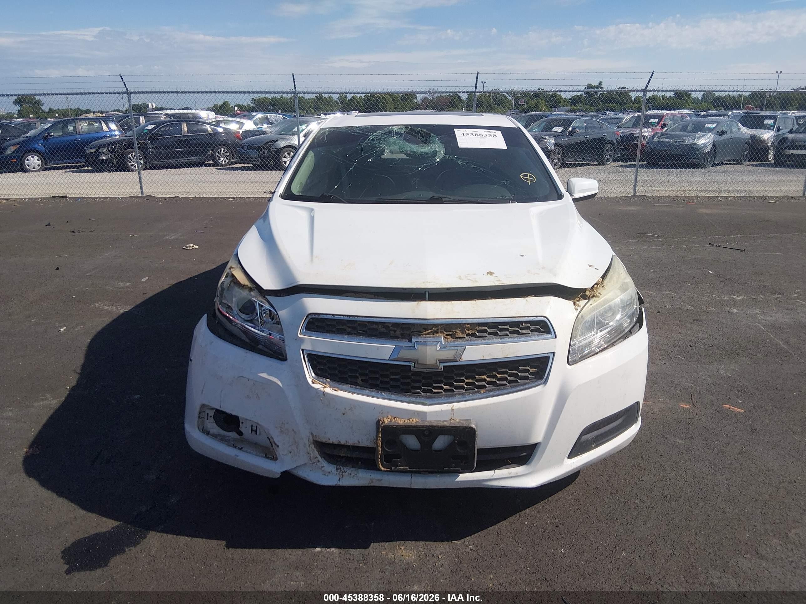 2013 Chevrolet Malibu Eco White vin: 1G11D5RR7DF100258
