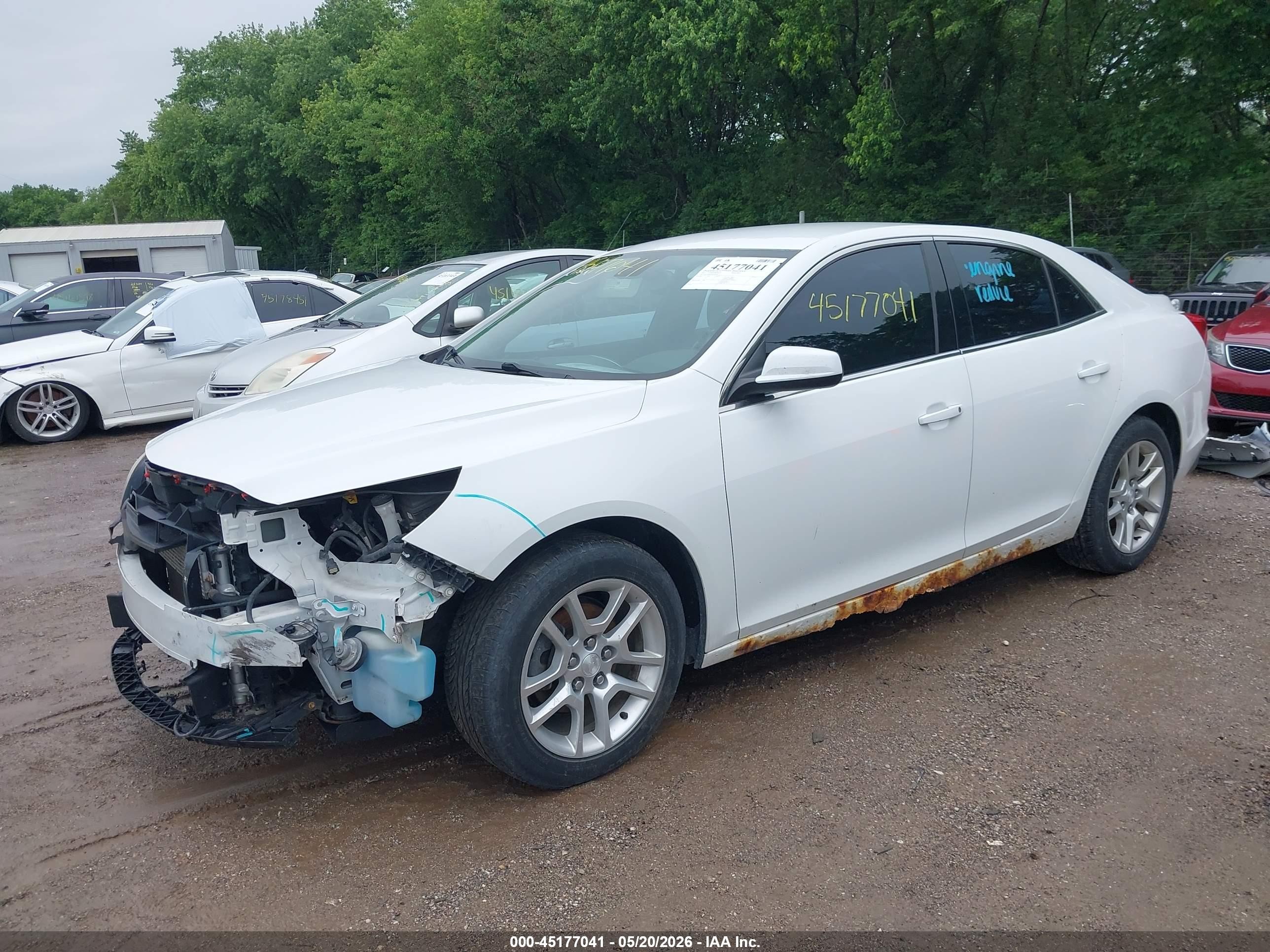 2013 Chevrolet Malibu Eco White vin: 1G11D5RR7DF104794