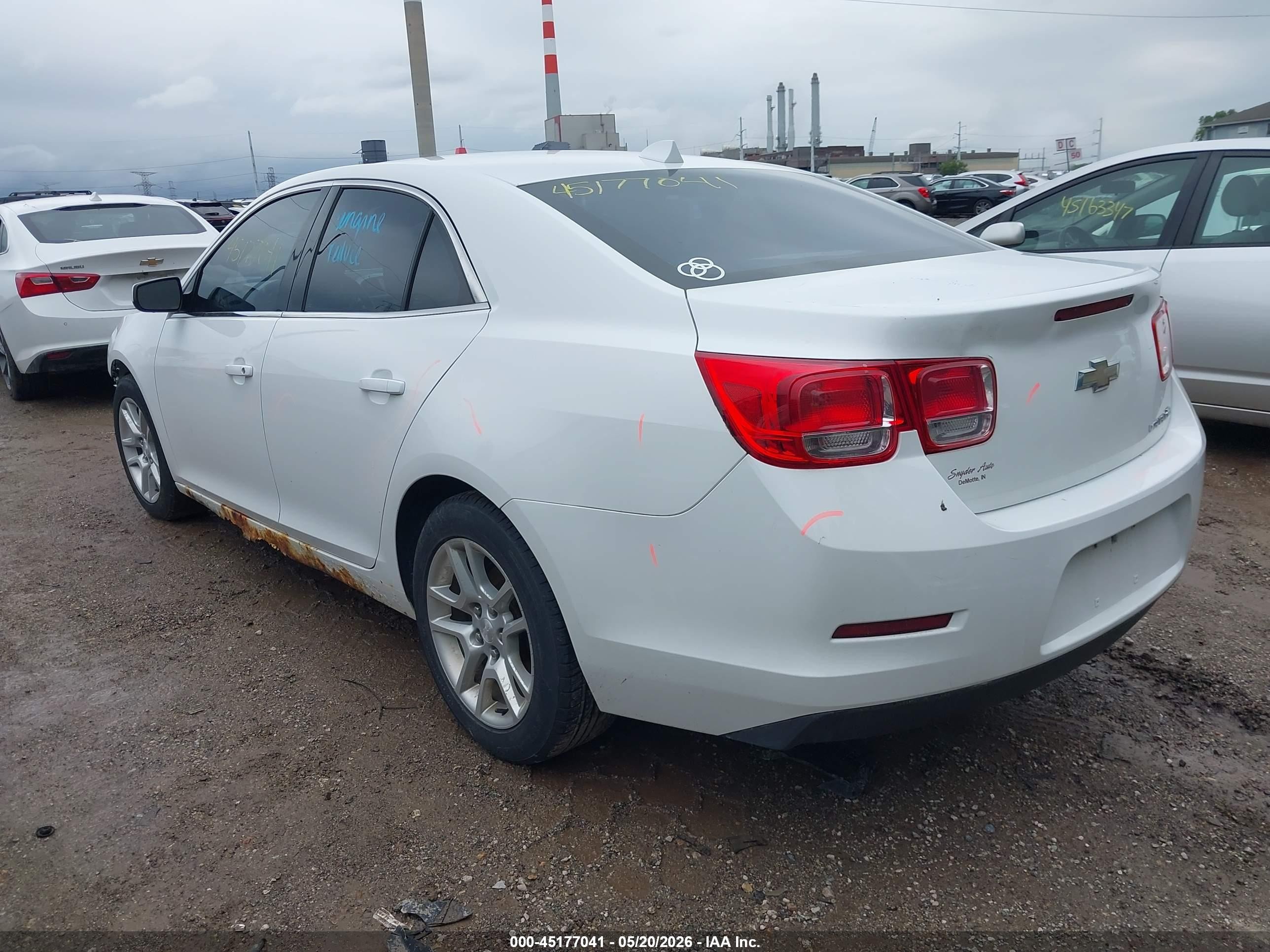 2013 Chevrolet Malibu Eco White vin: 1G11D5RR7DF104794