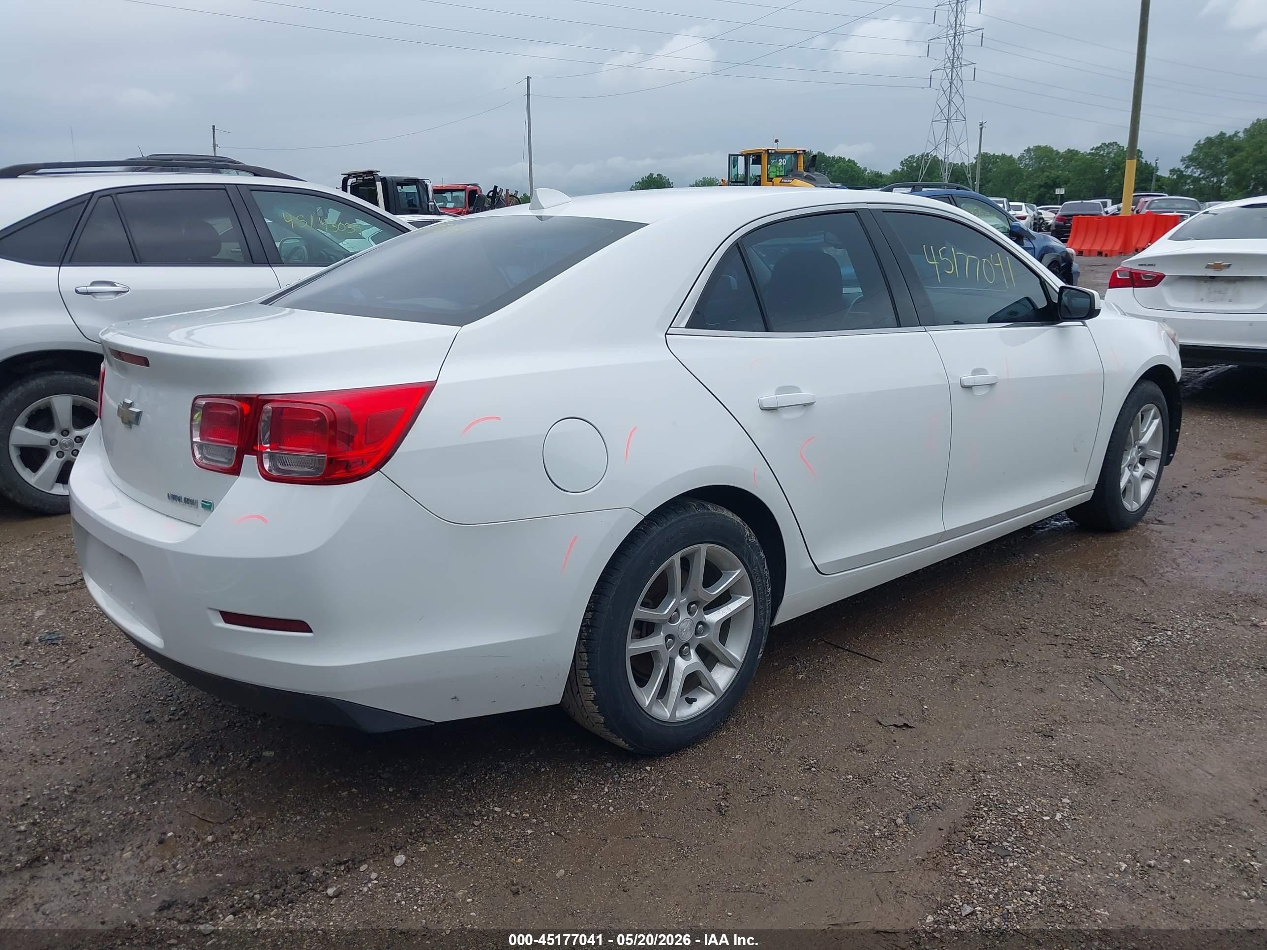 2013 Chevrolet Malibu Eco White vin: 1G11D5RR7DF104794