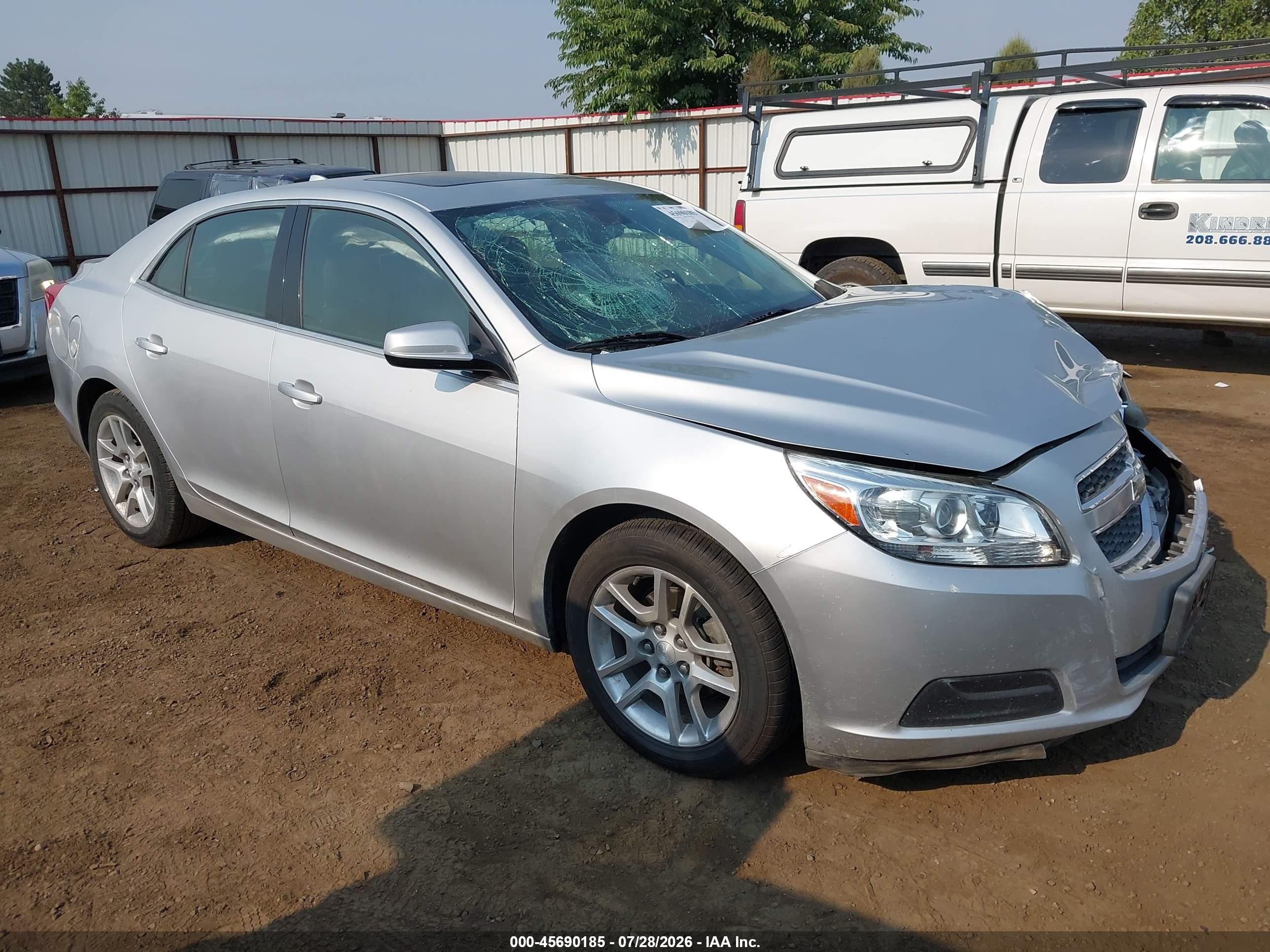 2013 Chevrolet Malibu Eco Серебряный vin: 1G11D5RR7DF105878