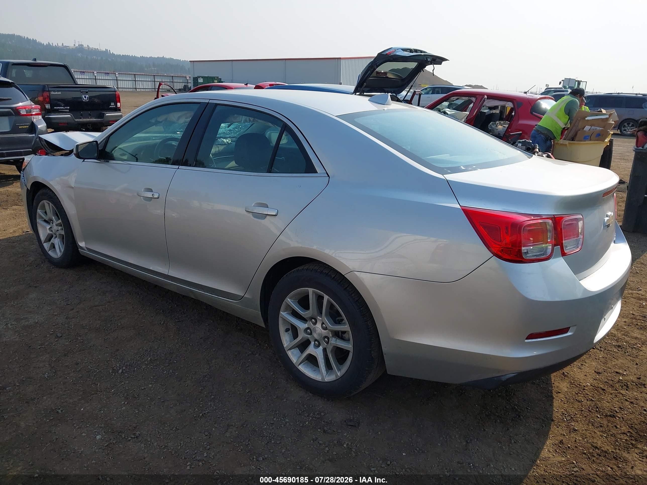 2013 Chevrolet Malibu Eco Silver vin: 1G11D5RR7DF105878