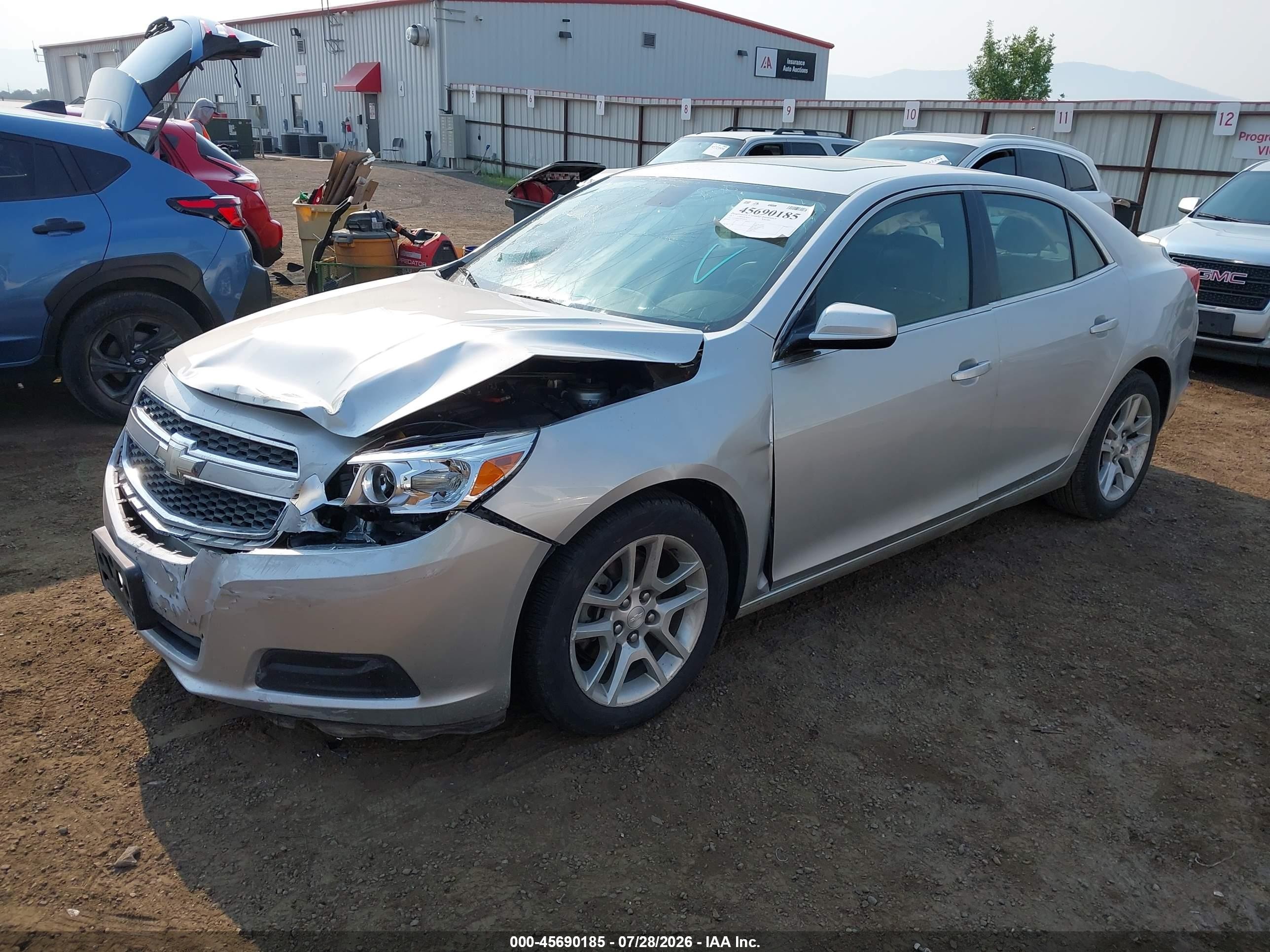 2013 Chevrolet Malibu Eco Silver vin: 1G11D5RR7DF105878