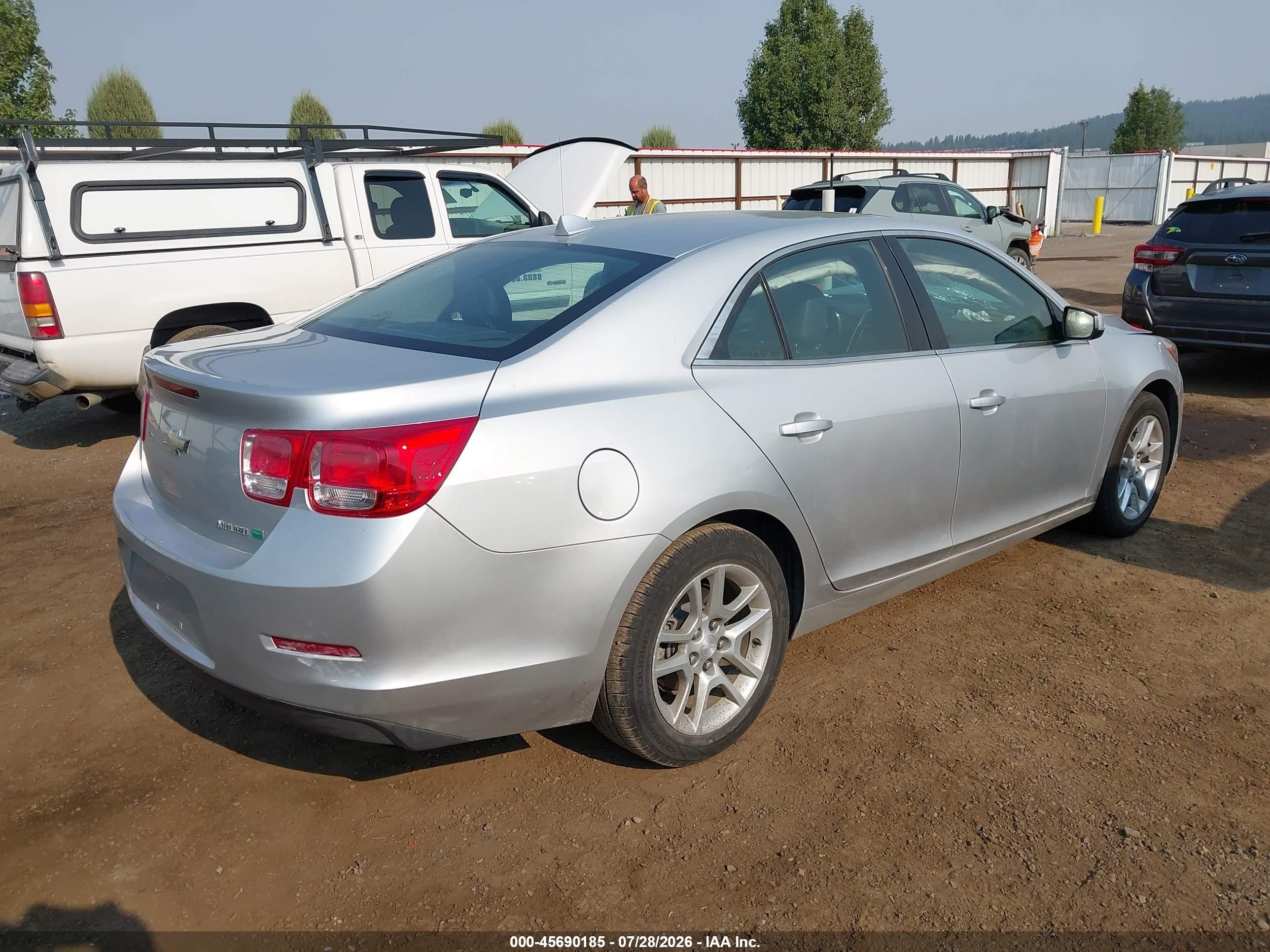 2013 Chevrolet Malibu Eco Silver vin: 1G11D5RR7DF105878