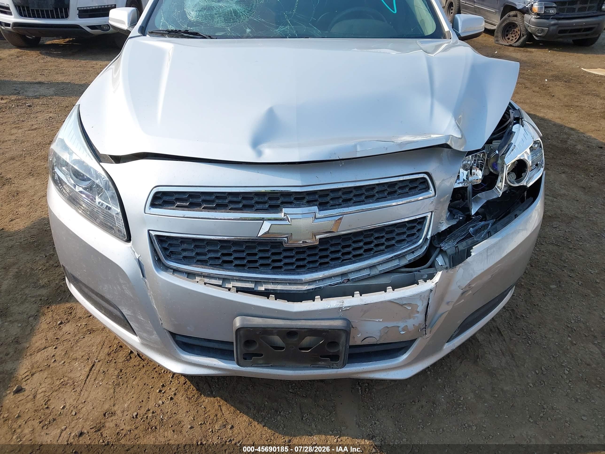 2013 Chevrolet Malibu Eco Silver vin: 1G11D5RR7DF105878