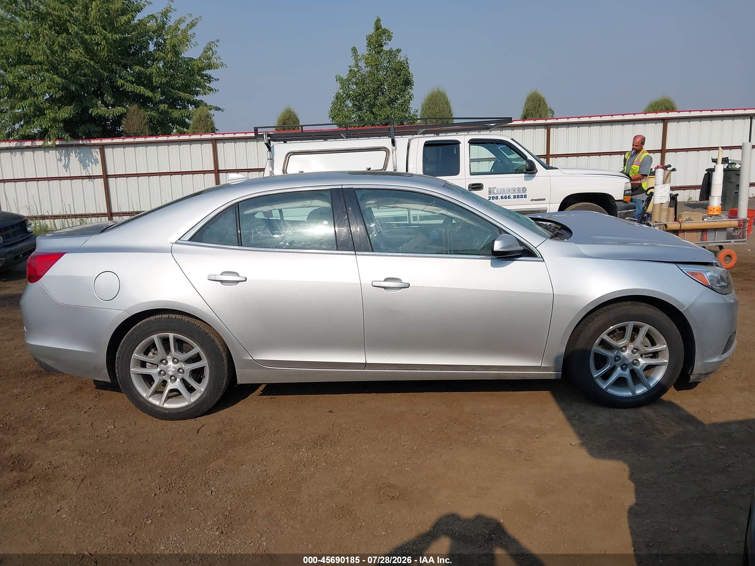 2013 Chevrolet Malibu Eco Silver vin: 1G11D5RR7DF105878