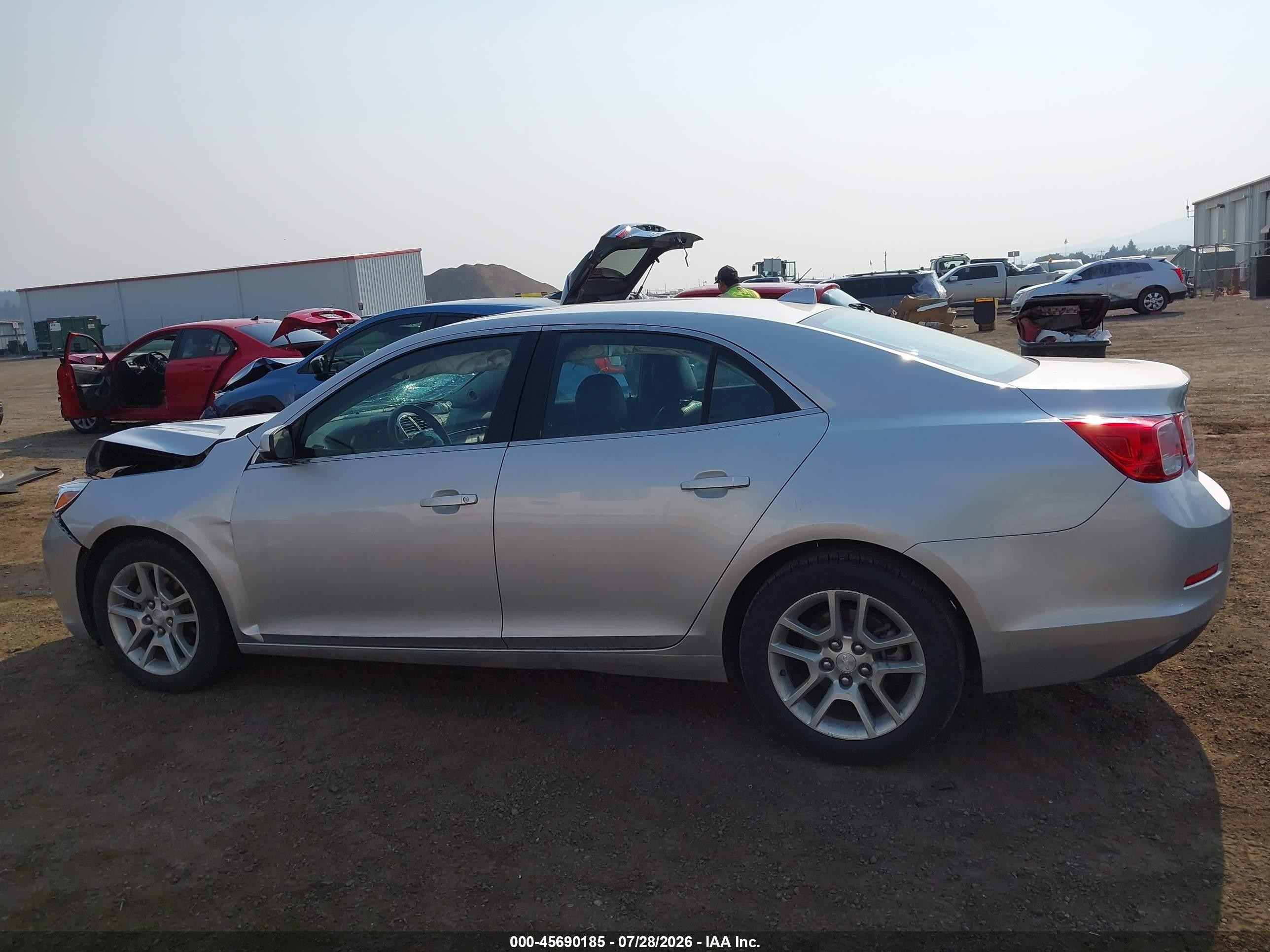 2013 Chevrolet Malibu Eco Silver vin: 1G11D5RR7DF105878