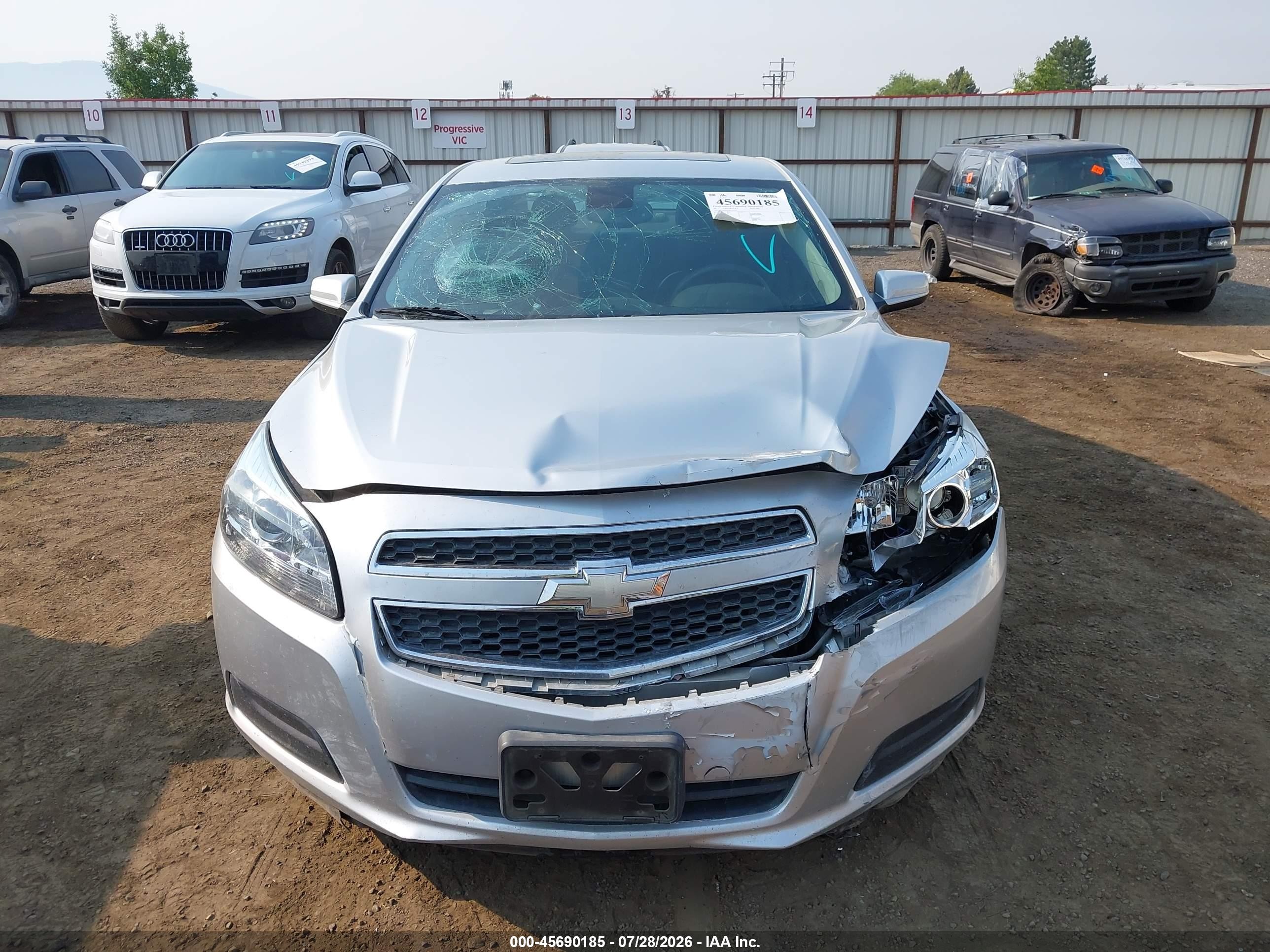 2013 Chevrolet Malibu Eco Silver vin: 1G11D5RR7DF105878