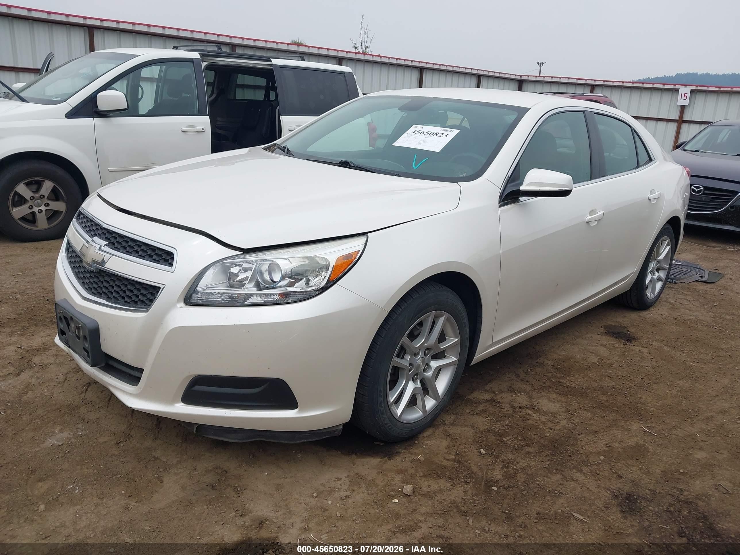 2013 Chevrolet Malibu Eco White vin: 1G11D5RR8DF100687