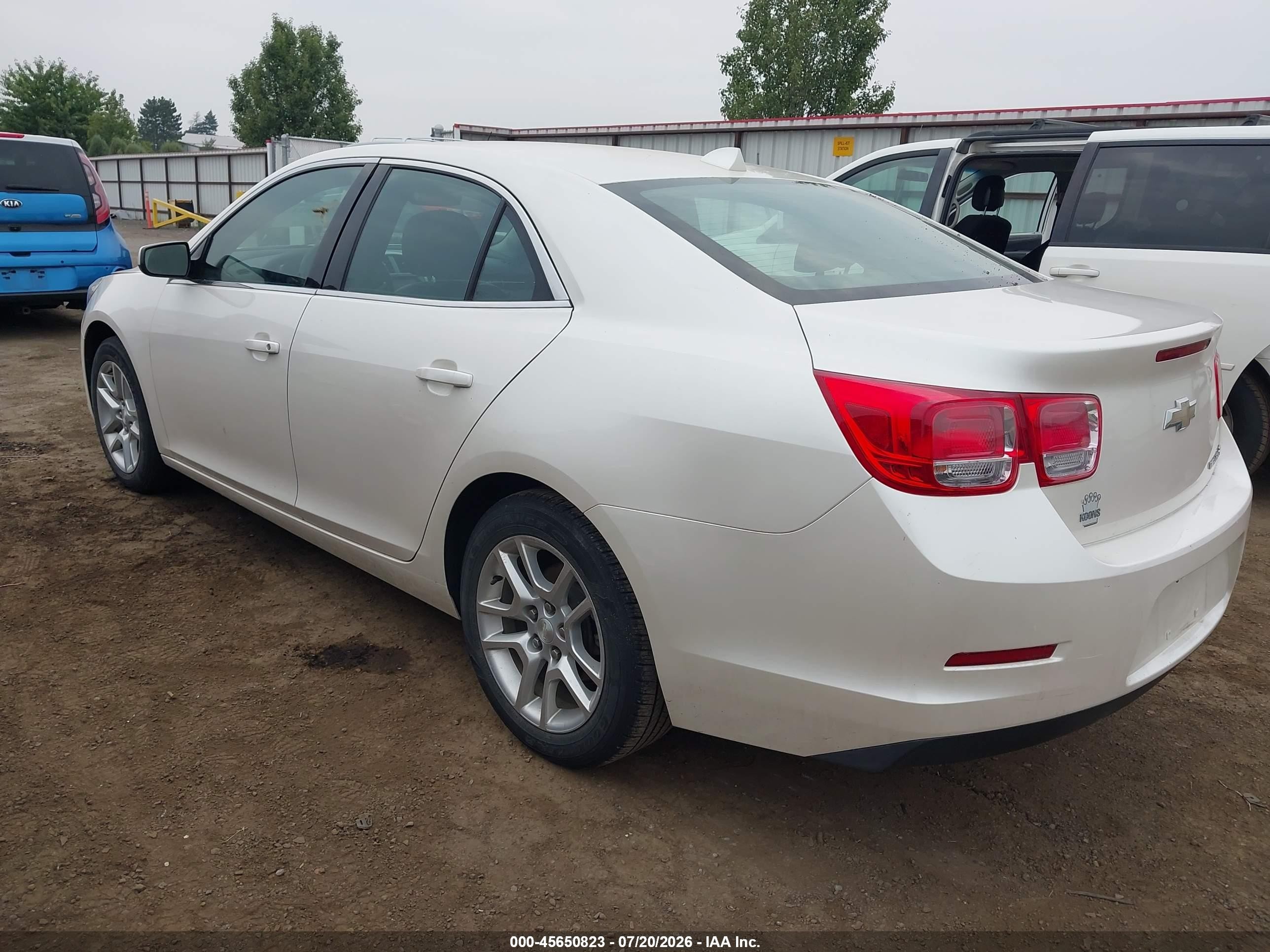2013 Chevrolet Malibu Eco White vin: 1G11D5RR8DF100687