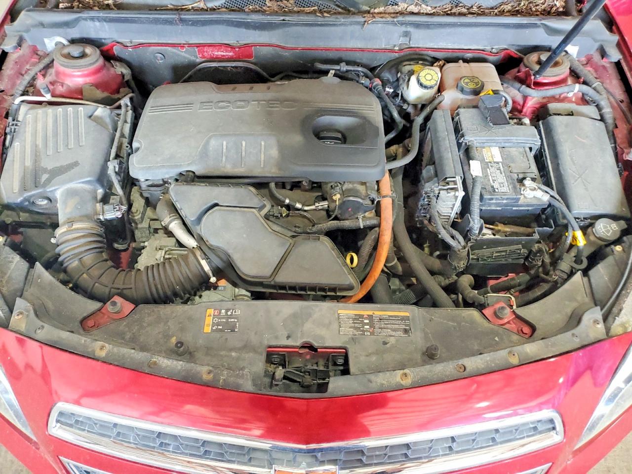 2013 Chevrolet Malibu 1lt Красный vin: 1G11D5RR8DF115304