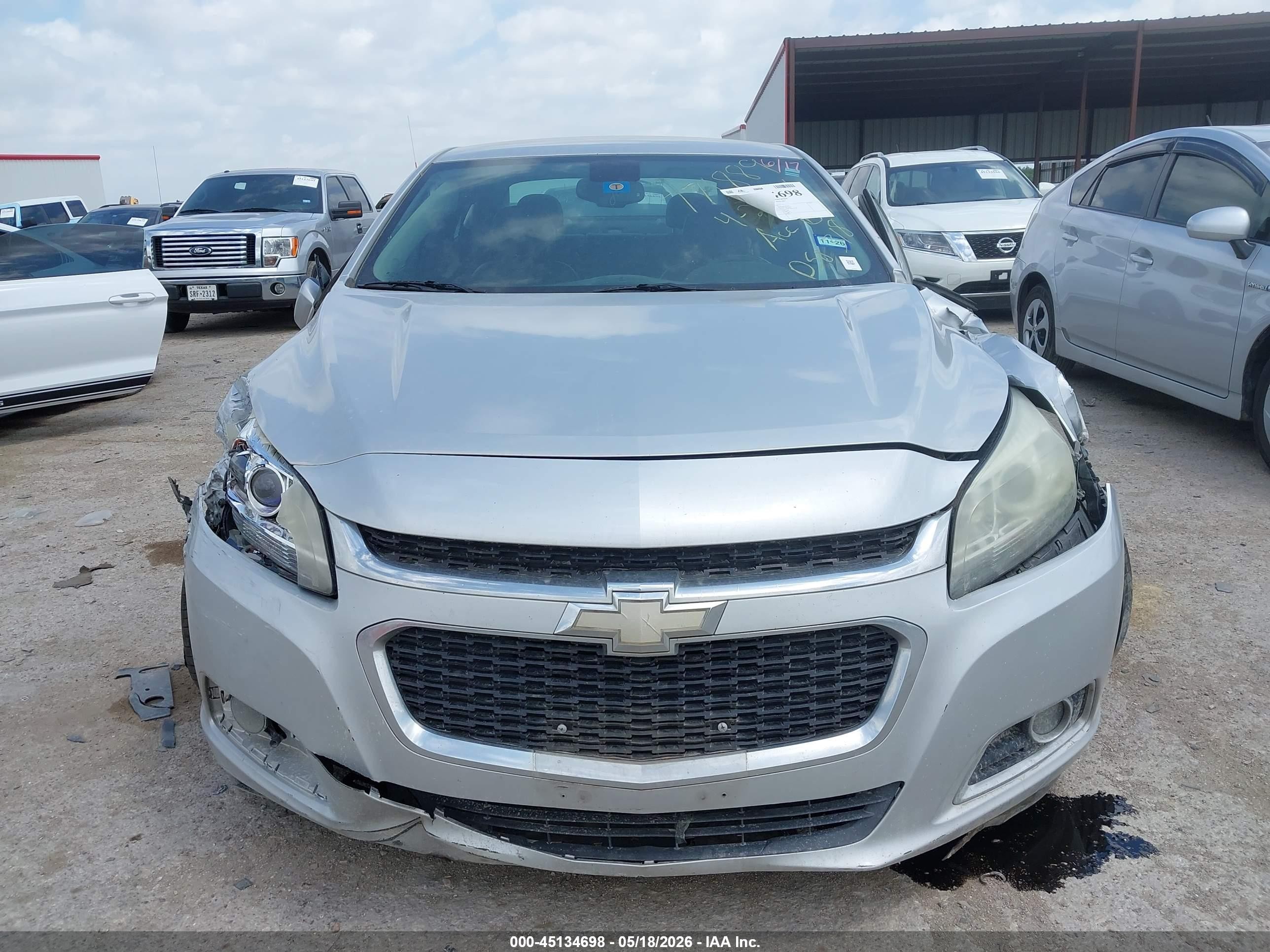 2015 Chevrolet Malibu 2lt Silver vin: 1G11D5SL0FF117542