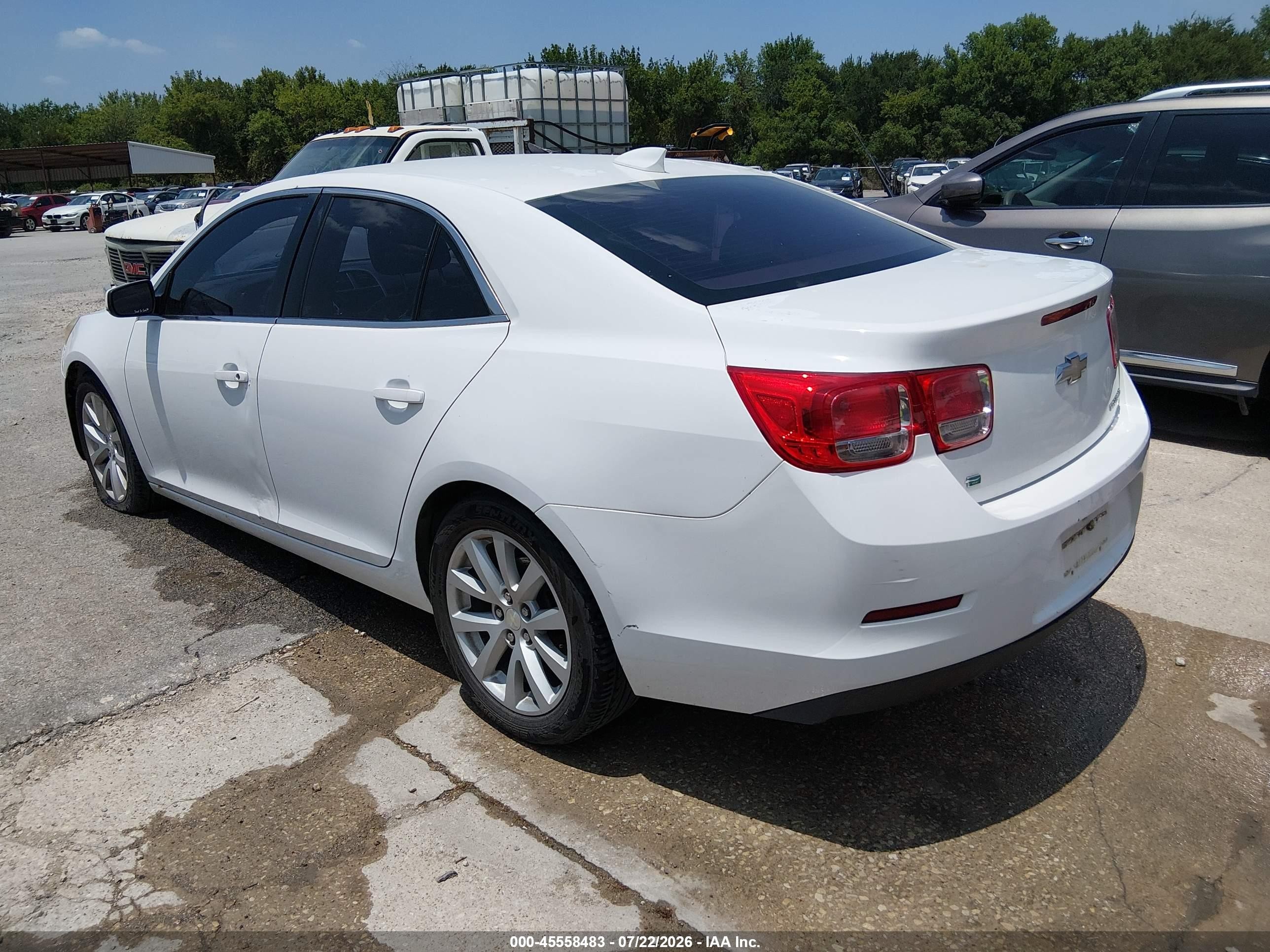 2015 Chevrolet Malibu 2lt Белый vin: 1G11D5SL0FF126466