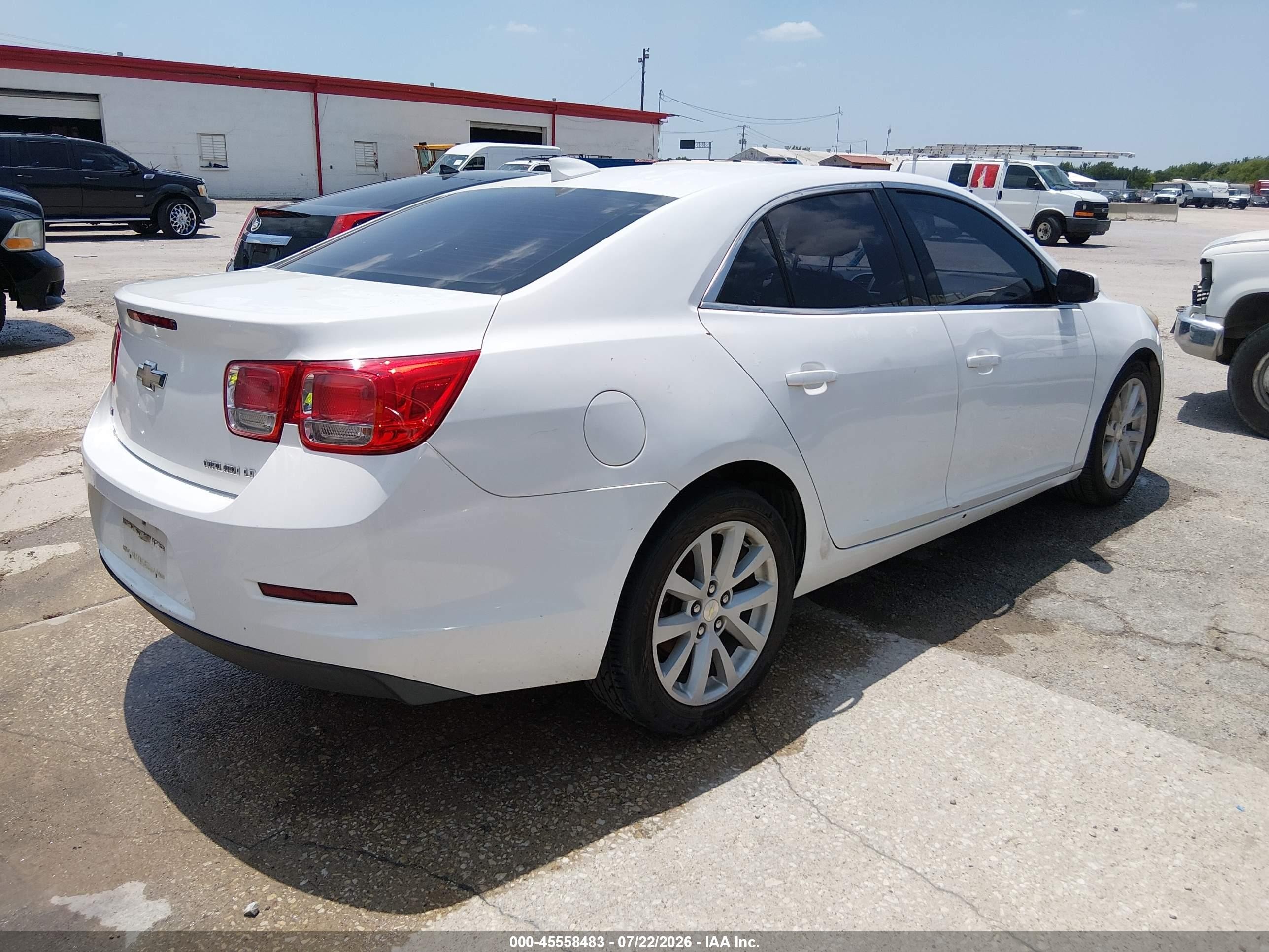 2015 Chevrolet Malibu 2lt Белый vin: 1G11D5SL0FF126466