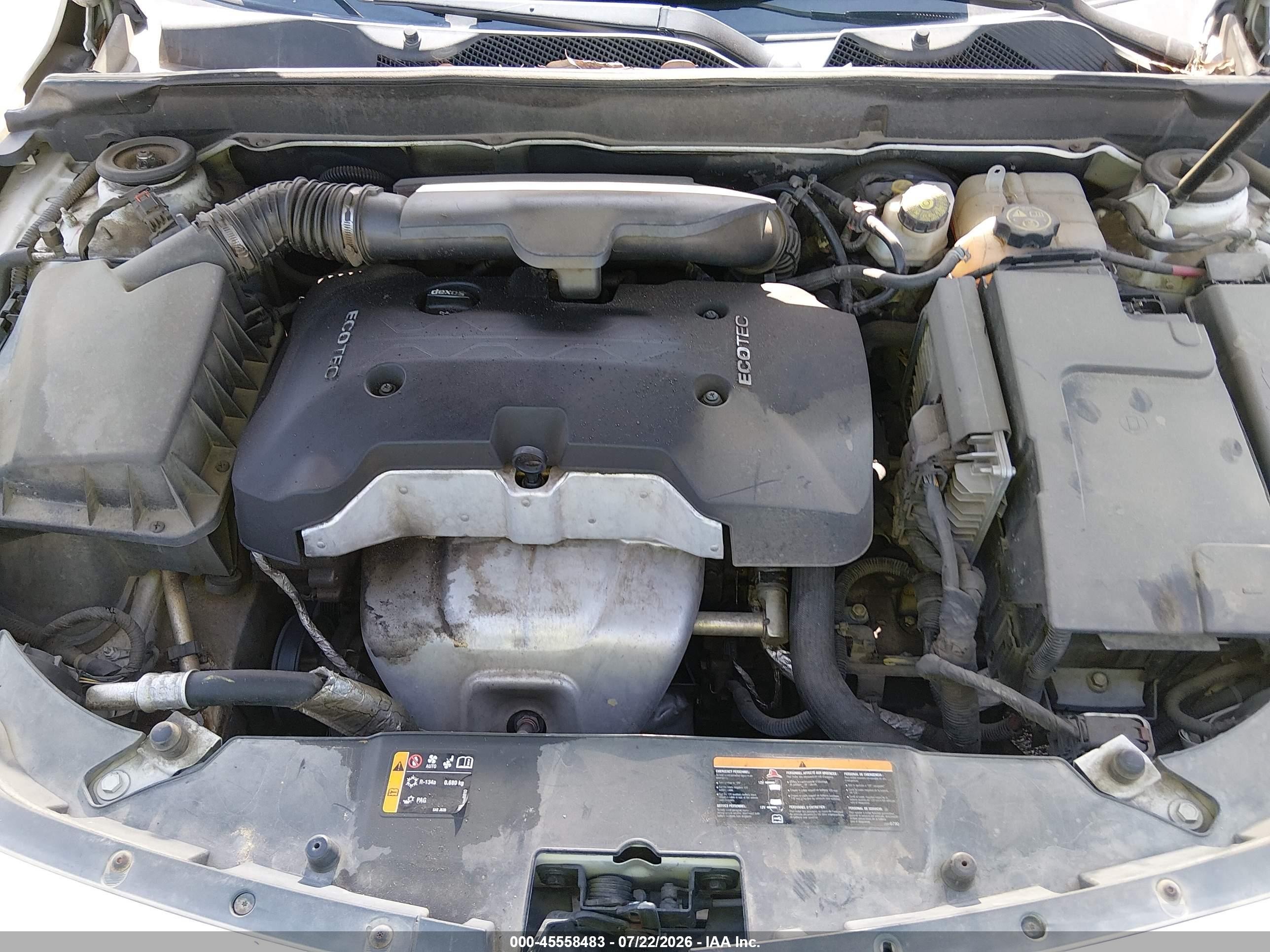2015 Chevrolet Malibu 2lt Белый vin: 1G11D5SL0FF126466