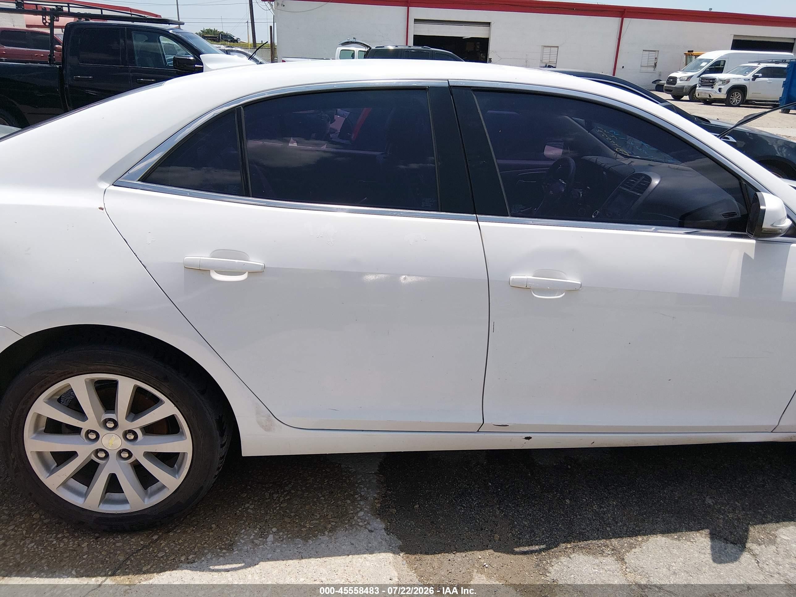 2015 Chevrolet Malibu 2lt Белый vin: 1G11D5SL0FF126466