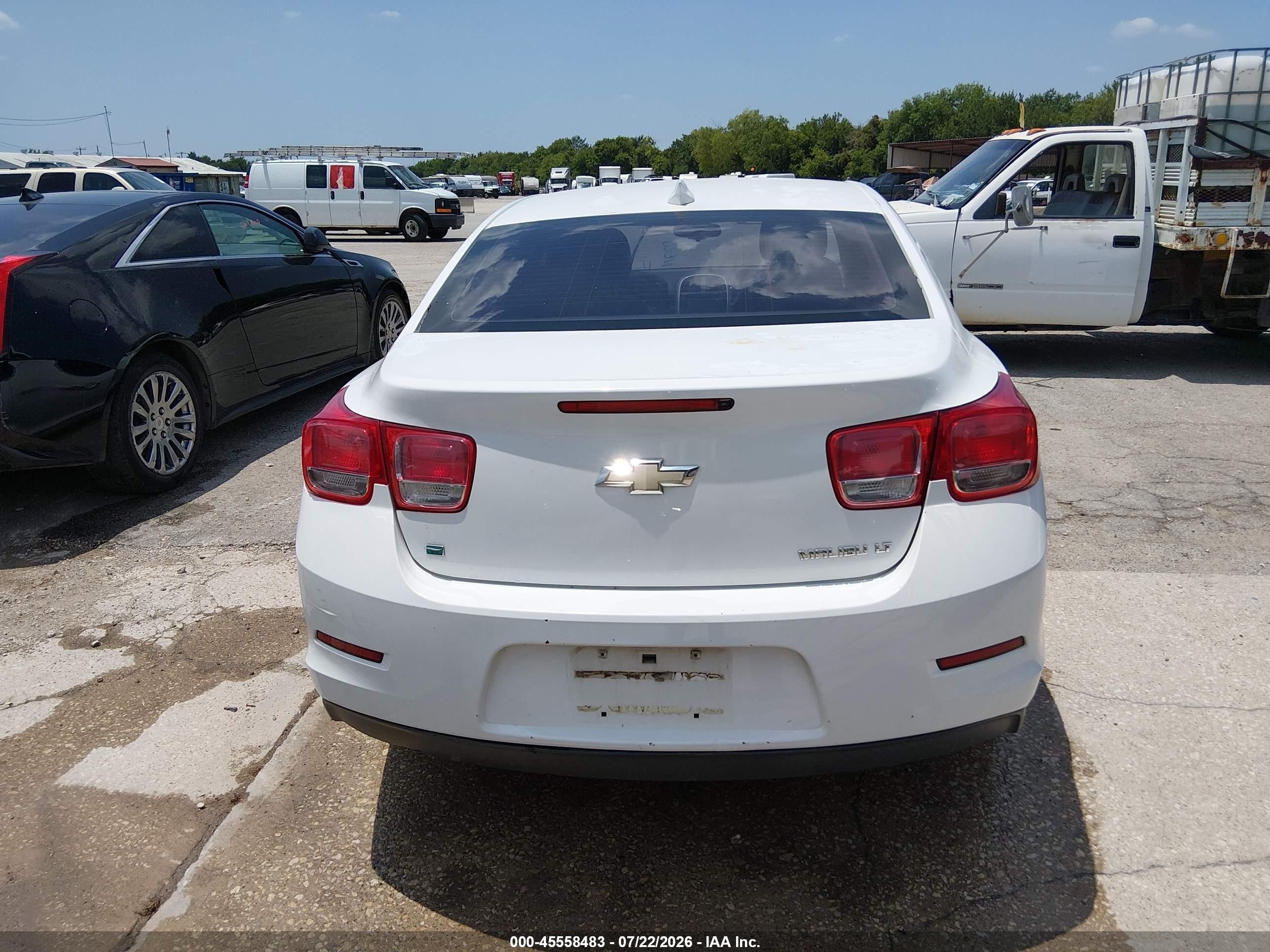 2015 Chevrolet Malibu 2lt Белый vin: 1G11D5SL0FF126466