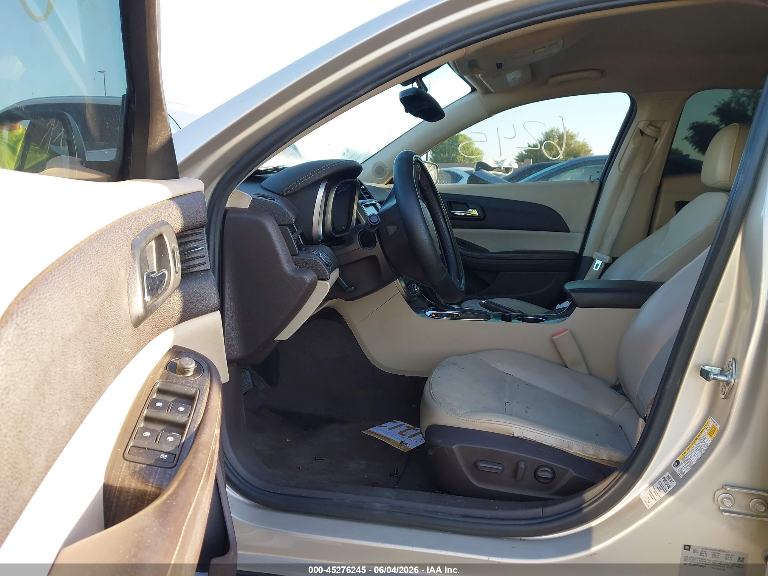 2015 Chevrolet Malibu 2lt Silver vin: 1G11D5SL0FF153697