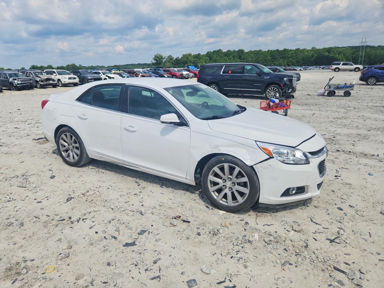 2015 Chevrolet Malibu 2lt Белый vin: 1G11D5SL0FU106360