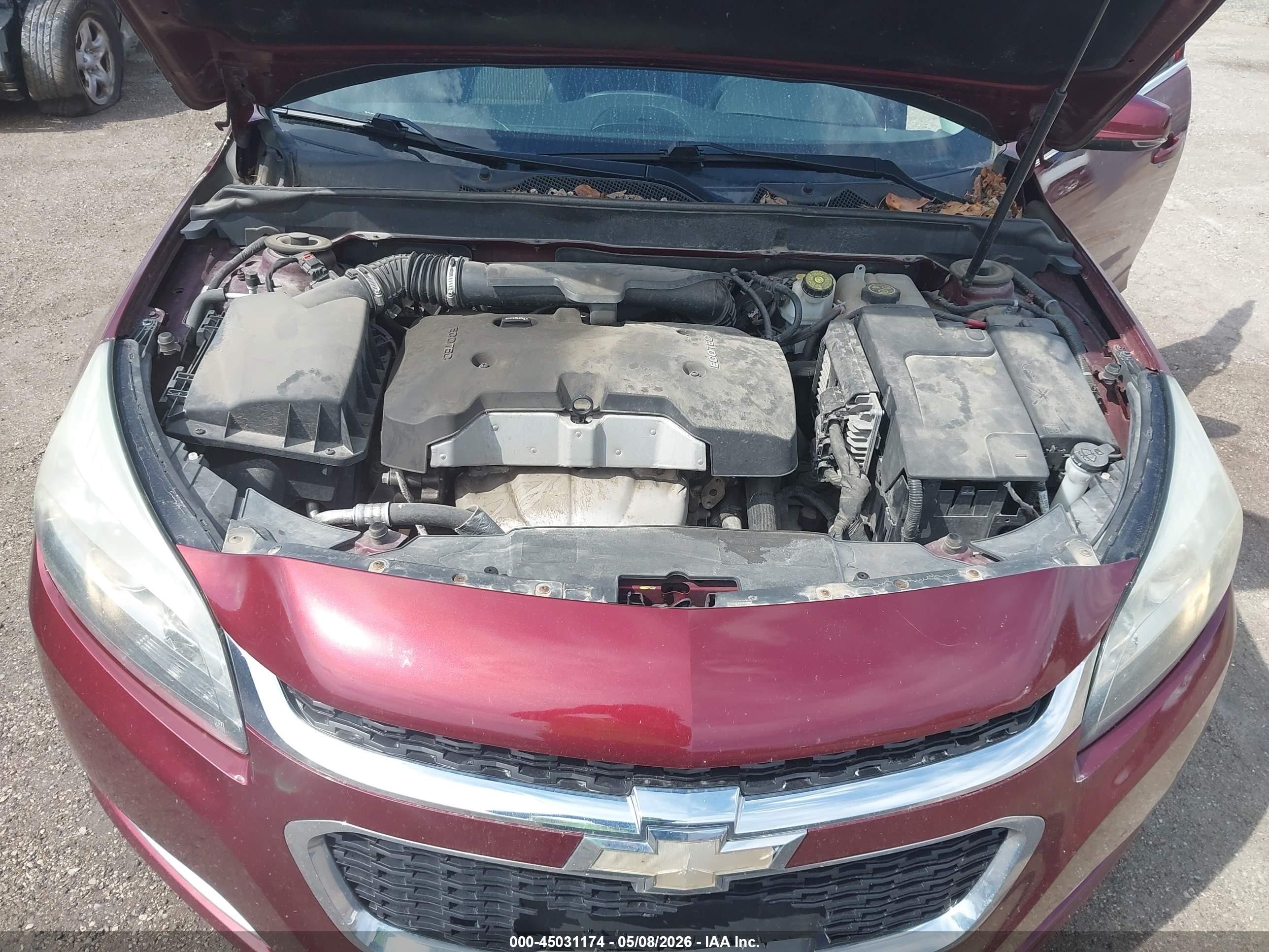 2015 Chevrolet Malibu 2lt Maroon vin: 1G11D5SL1FF125696
