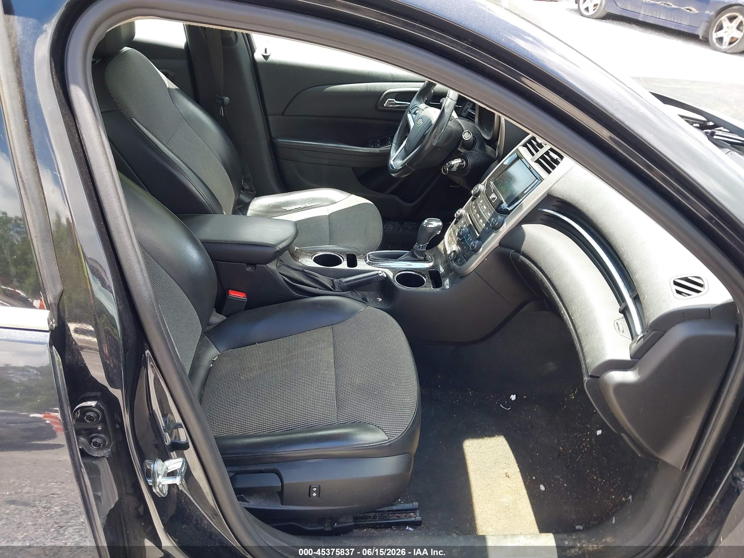 2015 Chevrolet Malibu 2lt Black vin: 1G11D5SL1FF322822