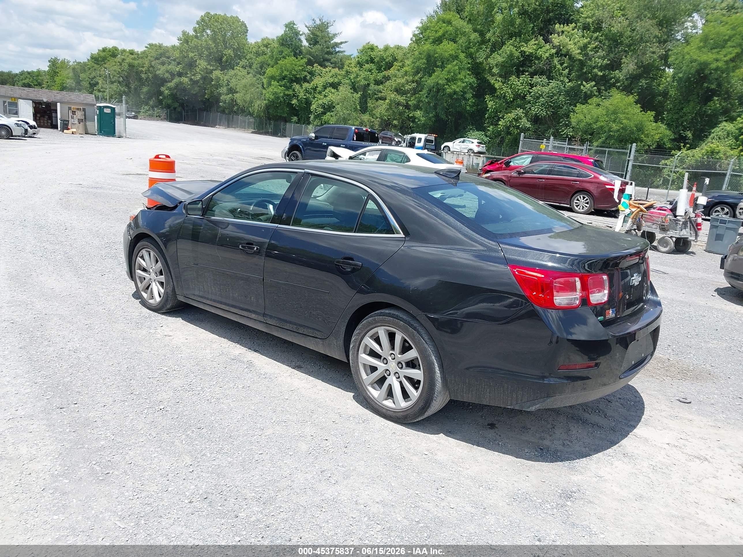 2015 Chevrolet Malibu 2lt Black vin: 1G11D5SL1FF322822