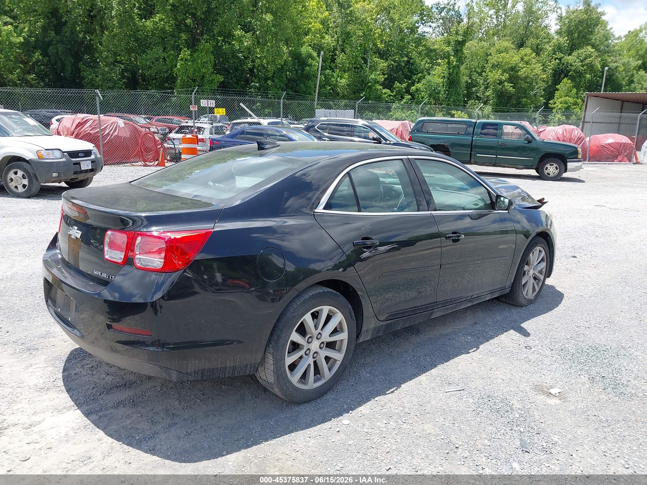 2015 Chevrolet Malibu 2lt Black vin: 1G11D5SL1FF322822