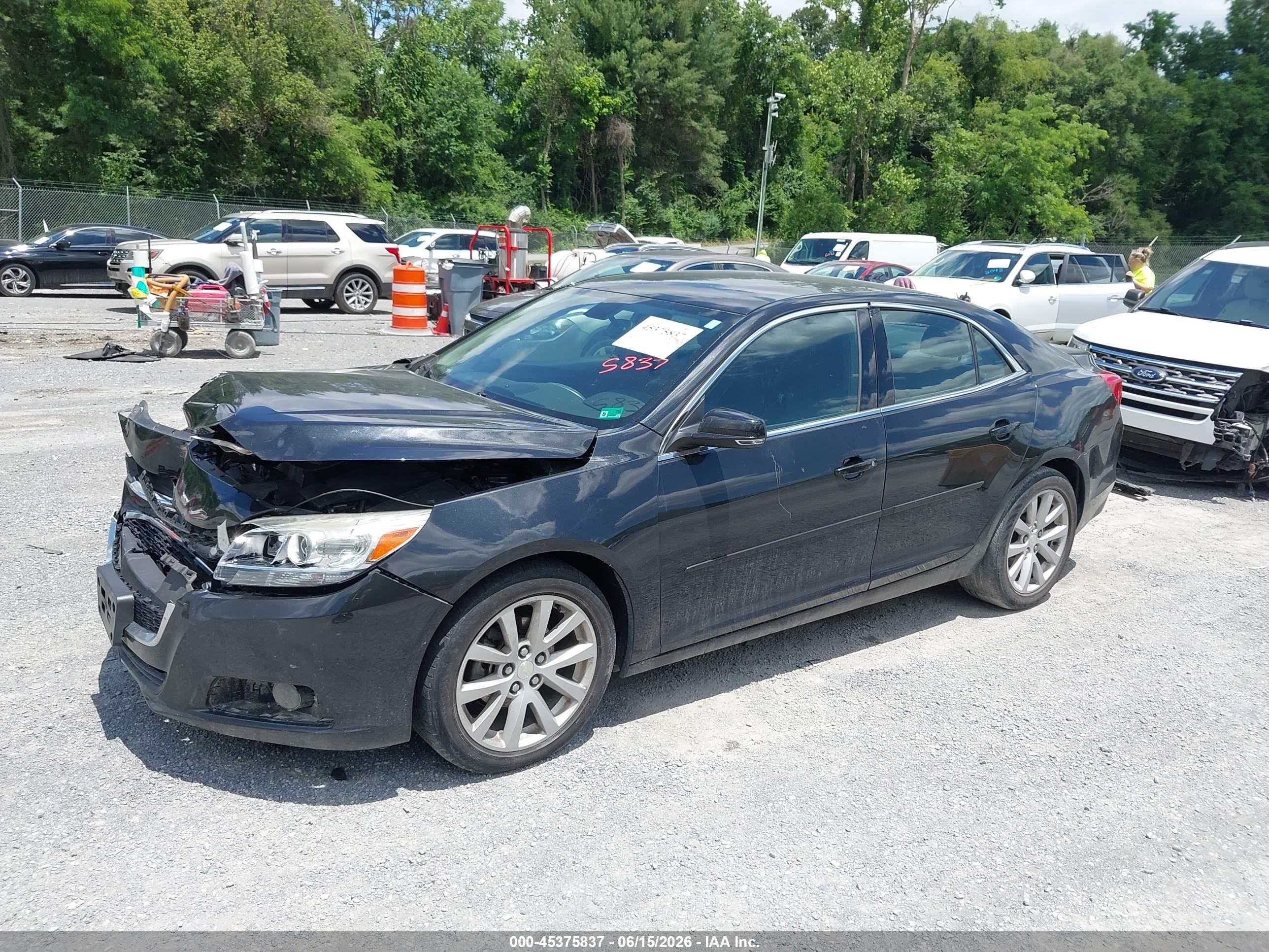 2015 Chevrolet Malibu 2lt Black vin: 1G11D5SL1FF322822