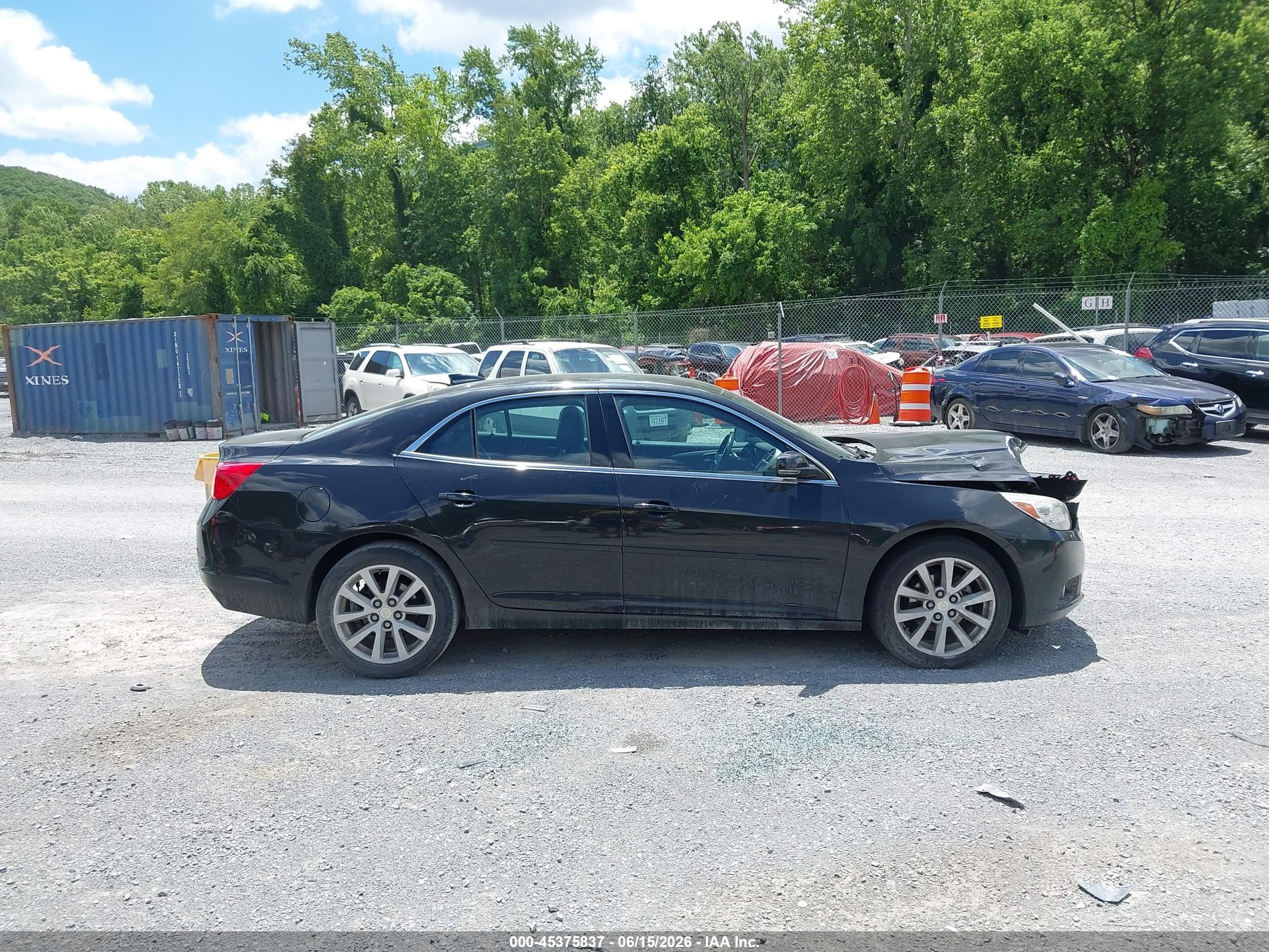 2015 Chevrolet Malibu 2lt Black vin: 1G11D5SL1FF322822