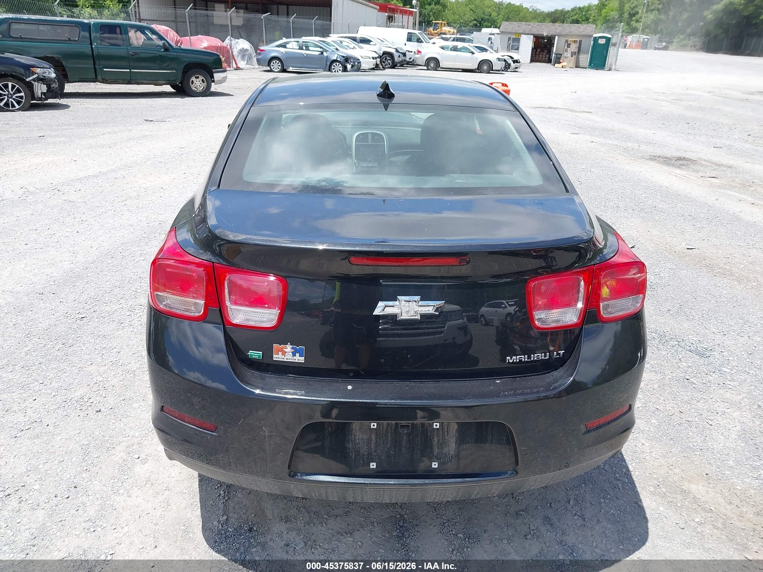 2015 Chevrolet Malibu 2lt Black vin: 1G11D5SL1FF322822