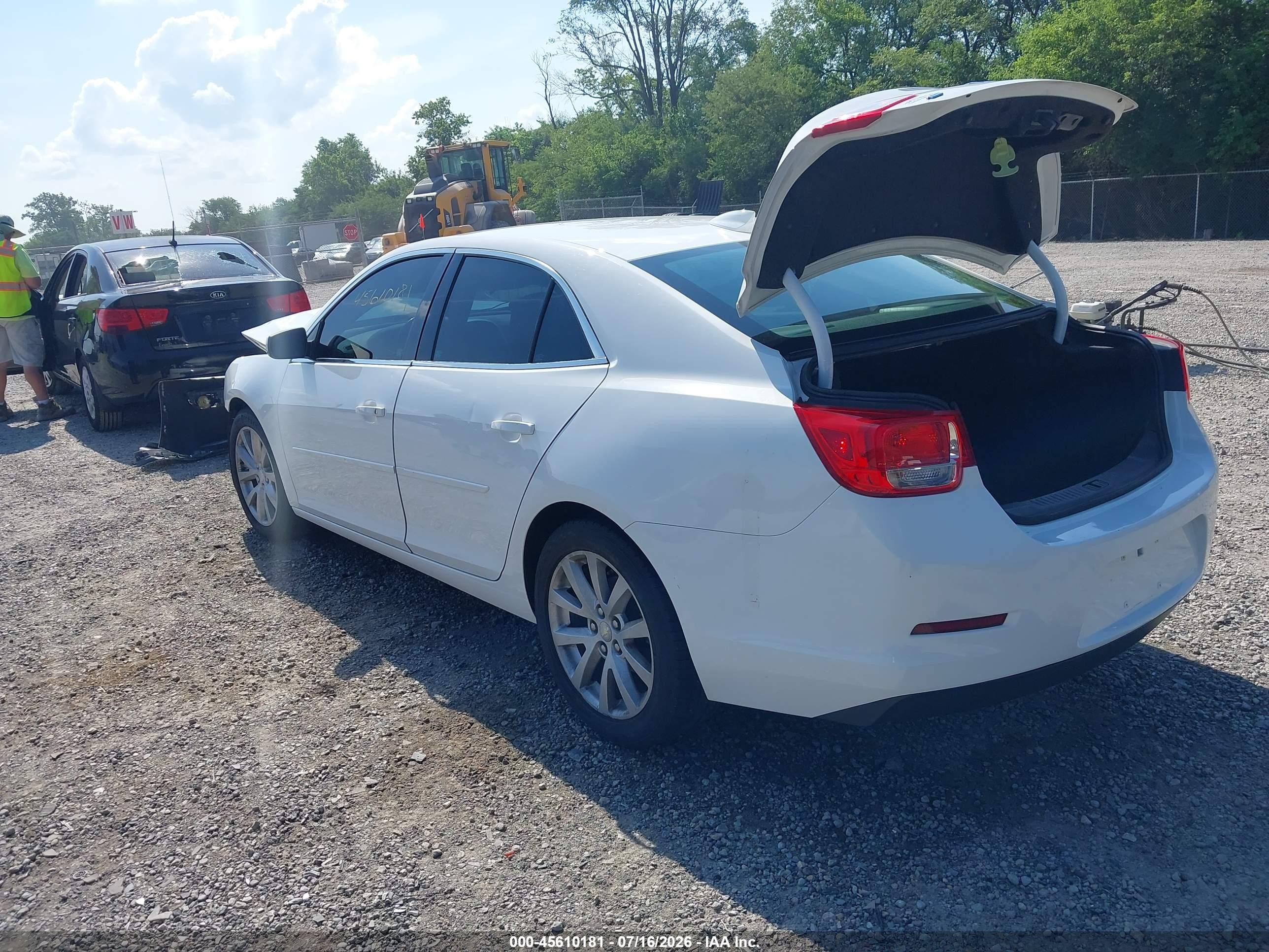 2015 Chevrolet Malibu 2lt White vin: 1G11D5SL1FU117982
