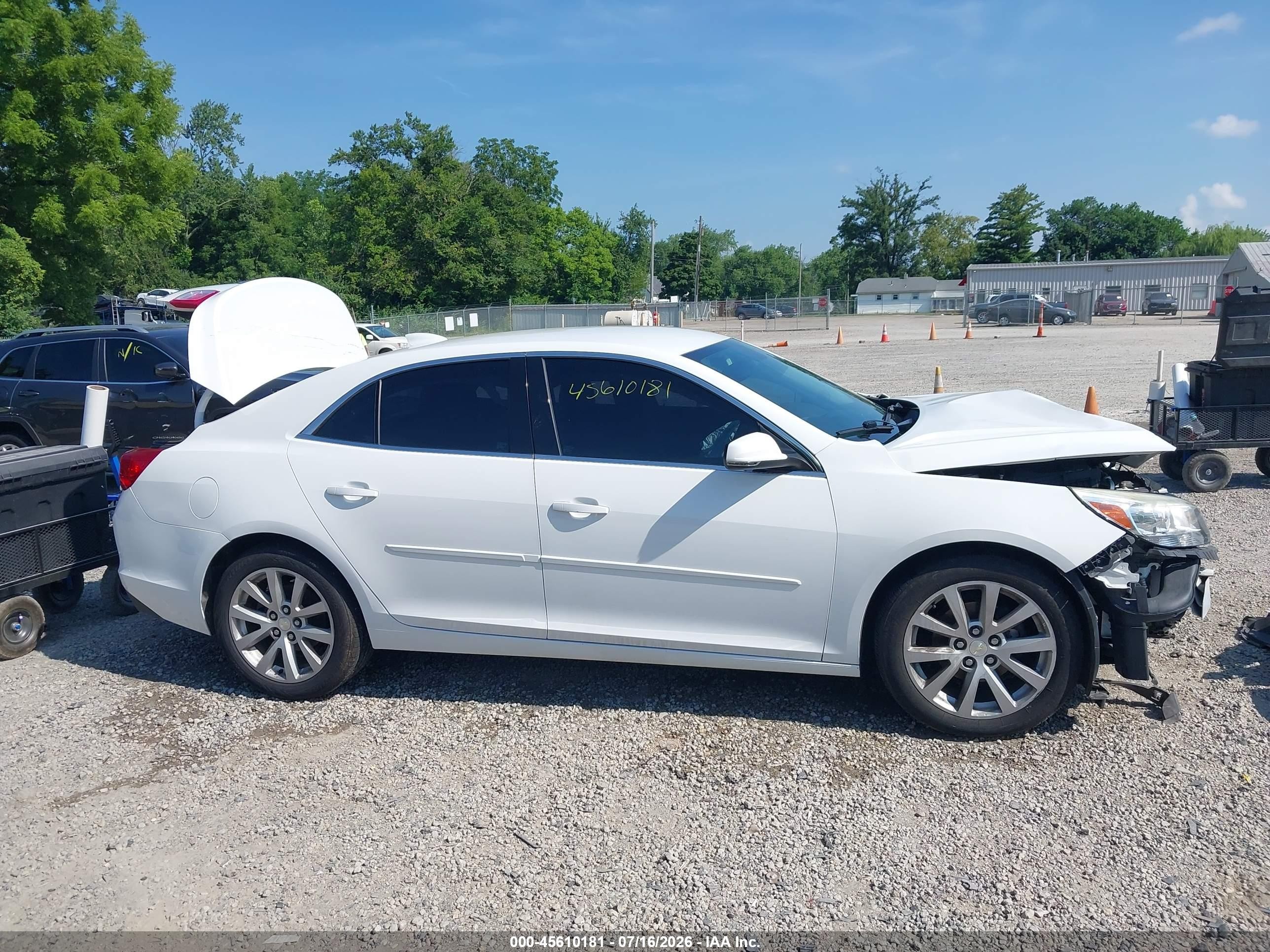 2015 Chevrolet Malibu 2lt White vin: 1G11D5SL1FU117982
