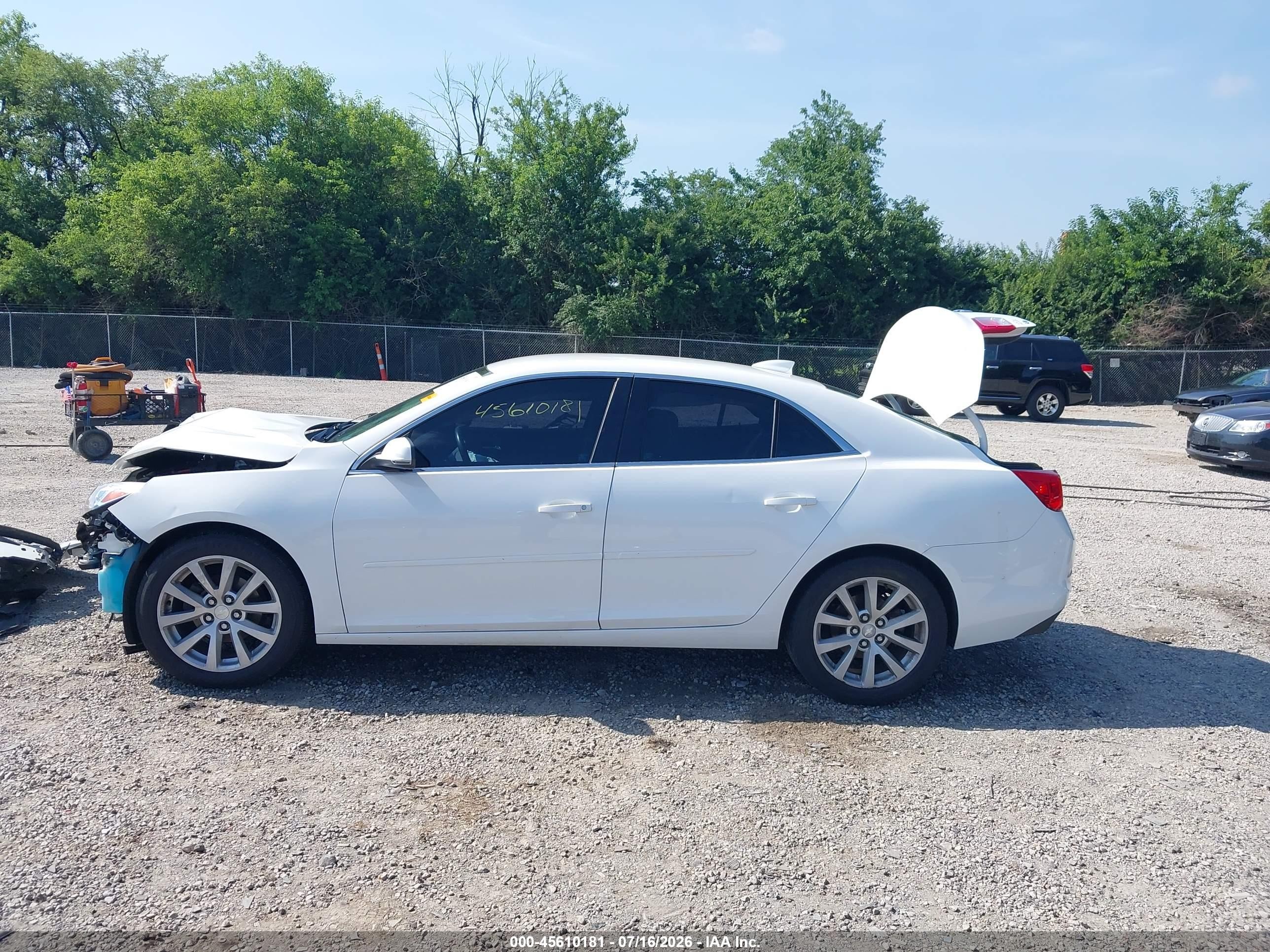 2015 Chevrolet Malibu 2lt White vin: 1G11D5SL1FU117982