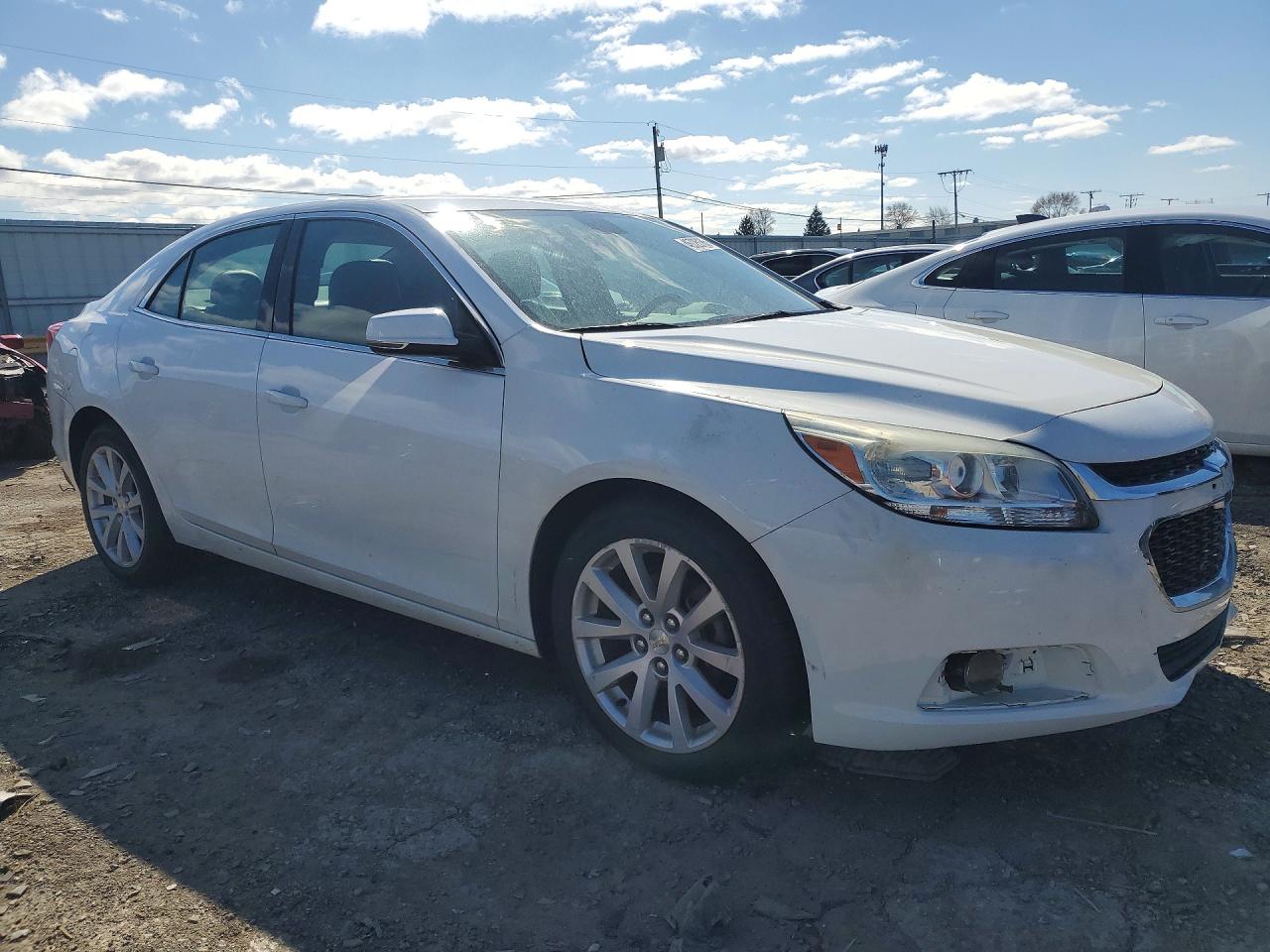 2015 Chevrolet Malibu 2lt White vin: 1G11D5SL2FF102315