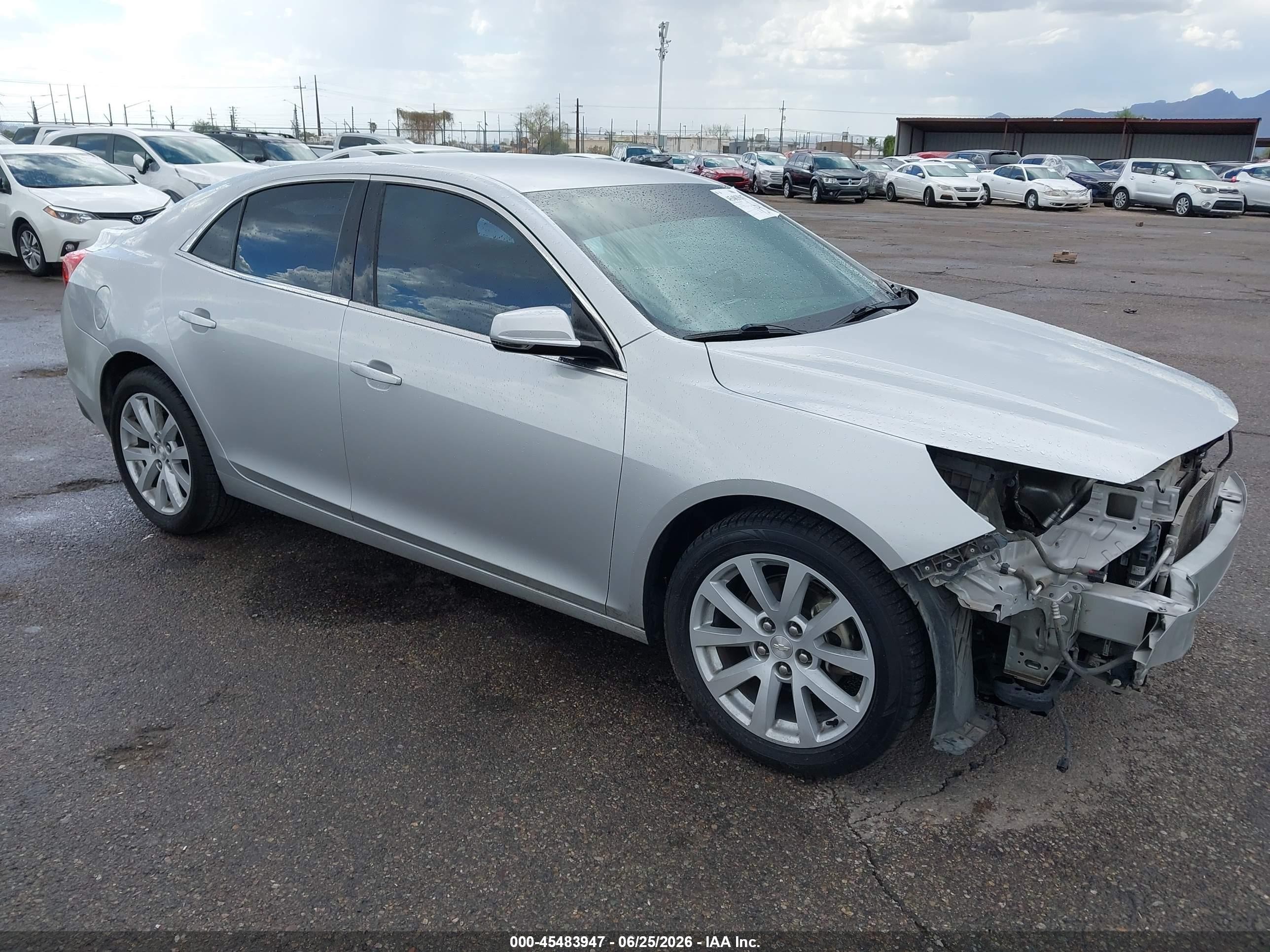 2015 Chevrolet Malibu 2lt Silver vin: 1G11D5SL2FF149859