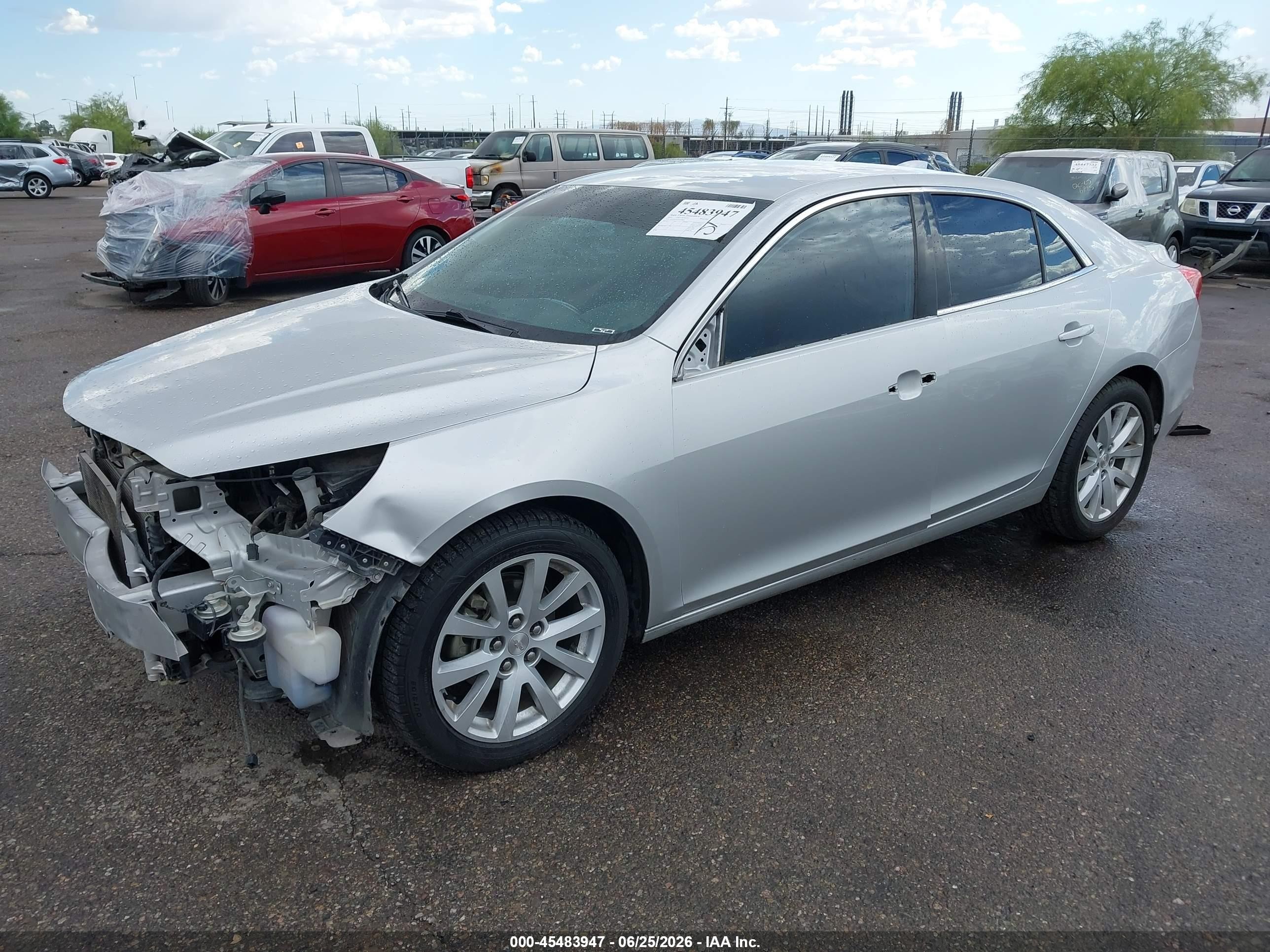 2015 Chevrolet Malibu 2lt Silver vin: 1G11D5SL2FF149859