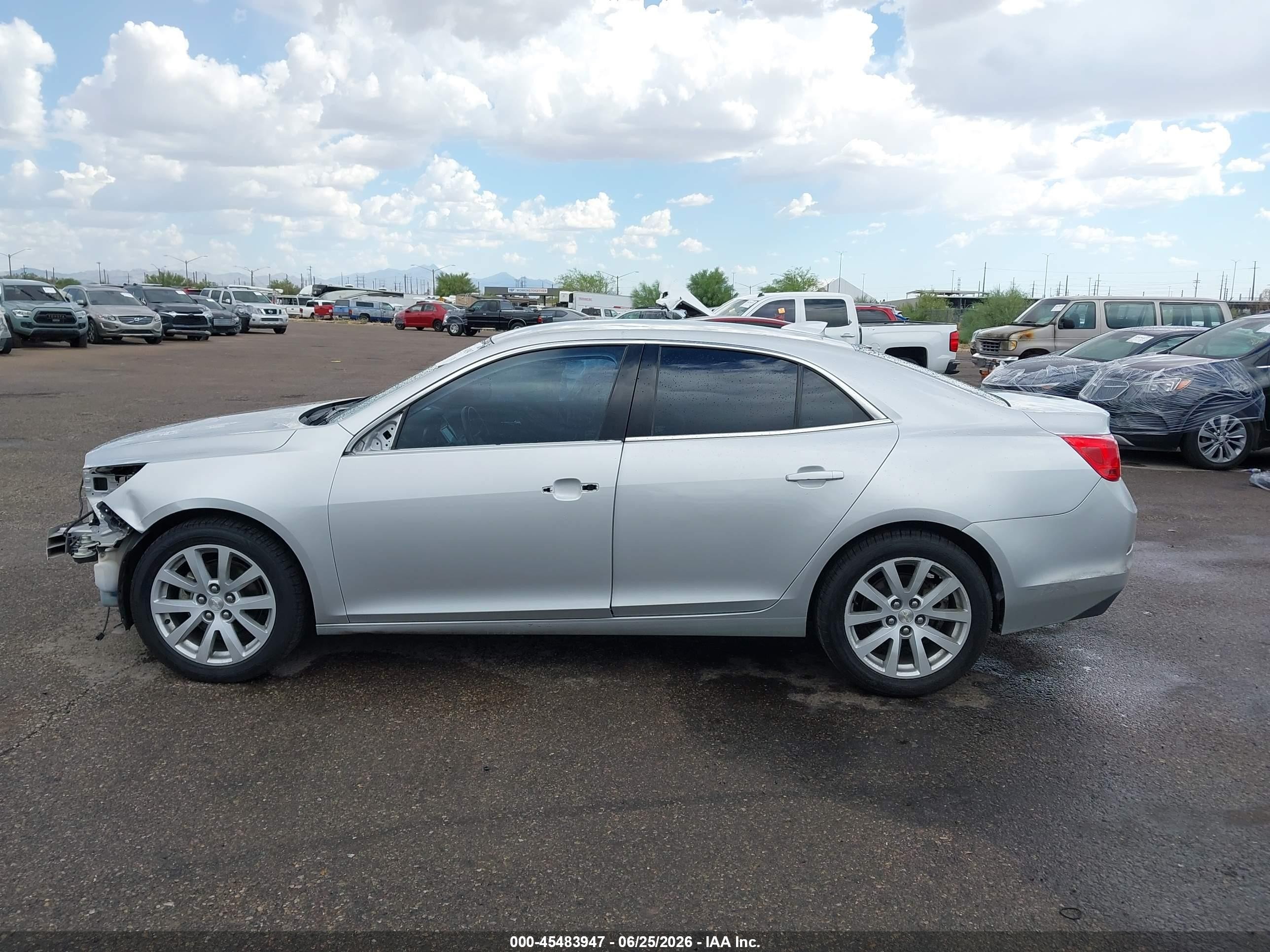 2015 Chevrolet Malibu 2lt Silver vin: 1G11D5SL2FF149859