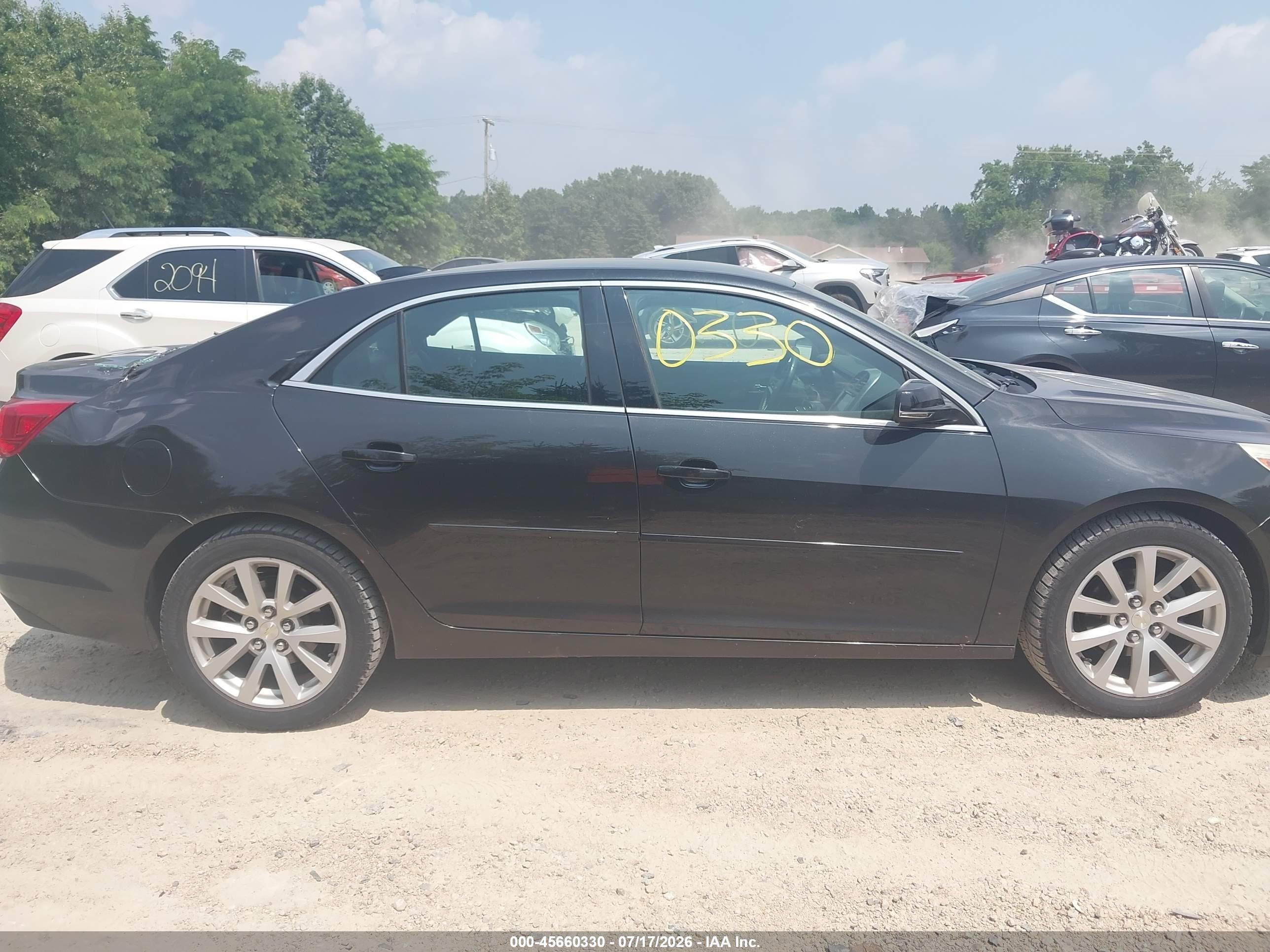 2015 Chevrolet Malibu 2lt Black vin: 1G11D5SL2FF172459