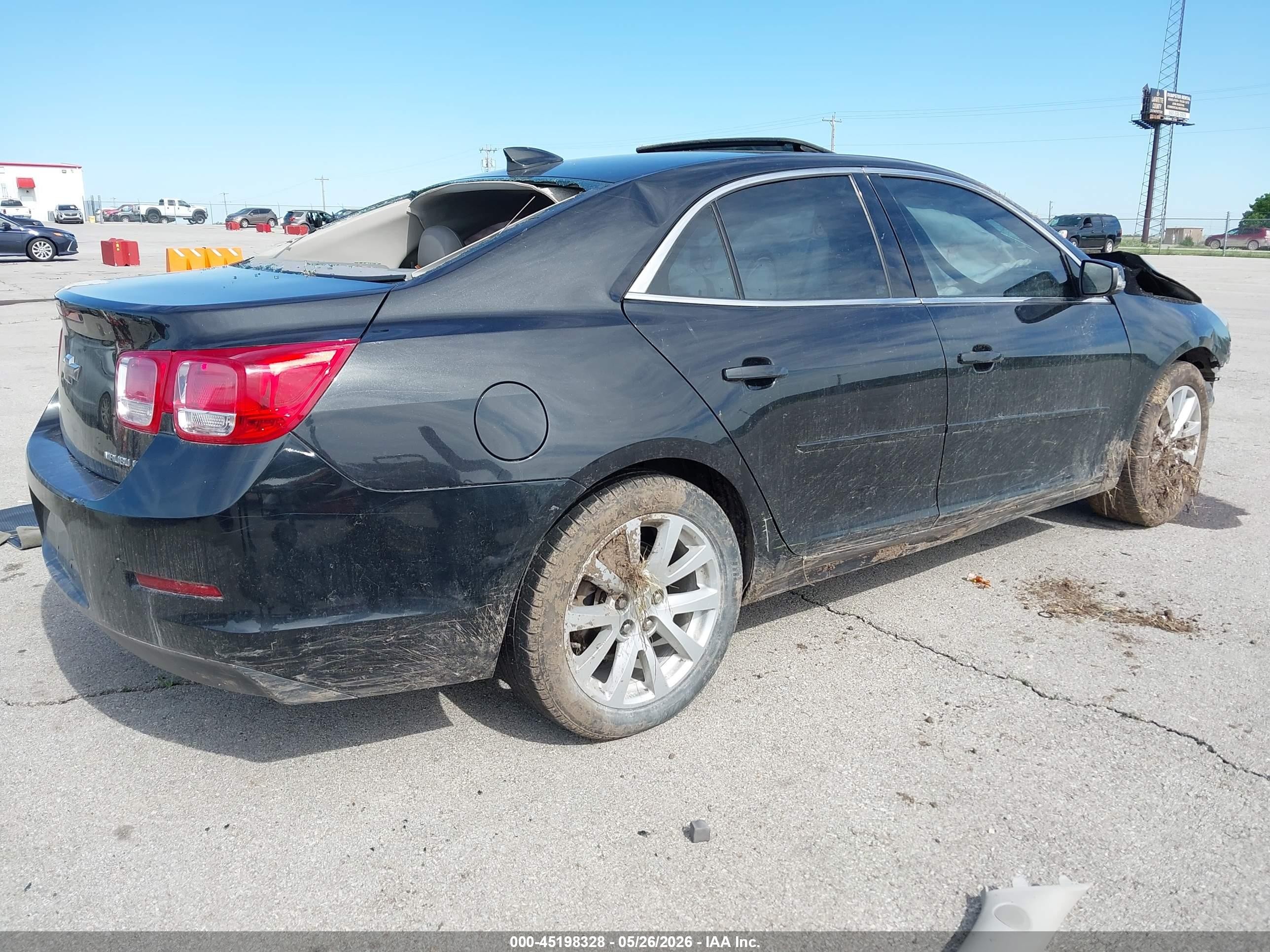 2015 Chevrolet Malibu 2lt Black vin: 1G11D5SL2FF252960