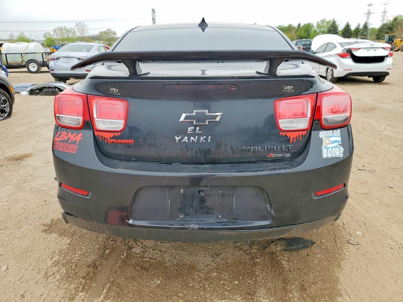 2015 Chevrolet Malibu 2lt Black vin: 1G11D5SL2FF265787