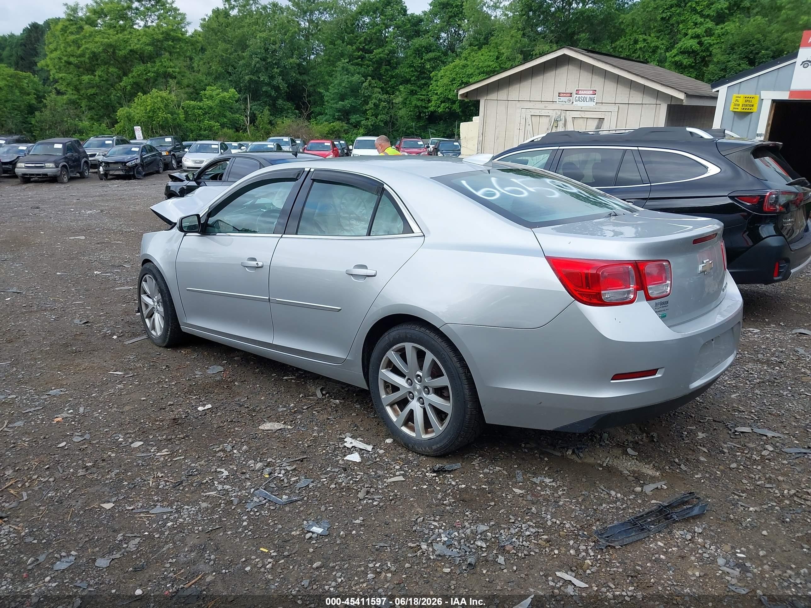 2015 Chevrolet Malibu 2lt Silver vin: 1G11D5SL2FF266650