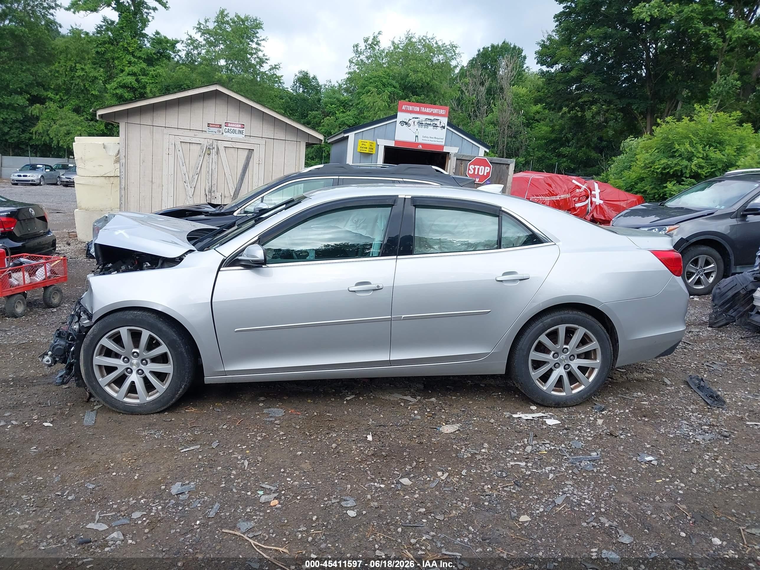 2015 Chevrolet Malibu 2lt Silver vin: 1G11D5SL2FF266650