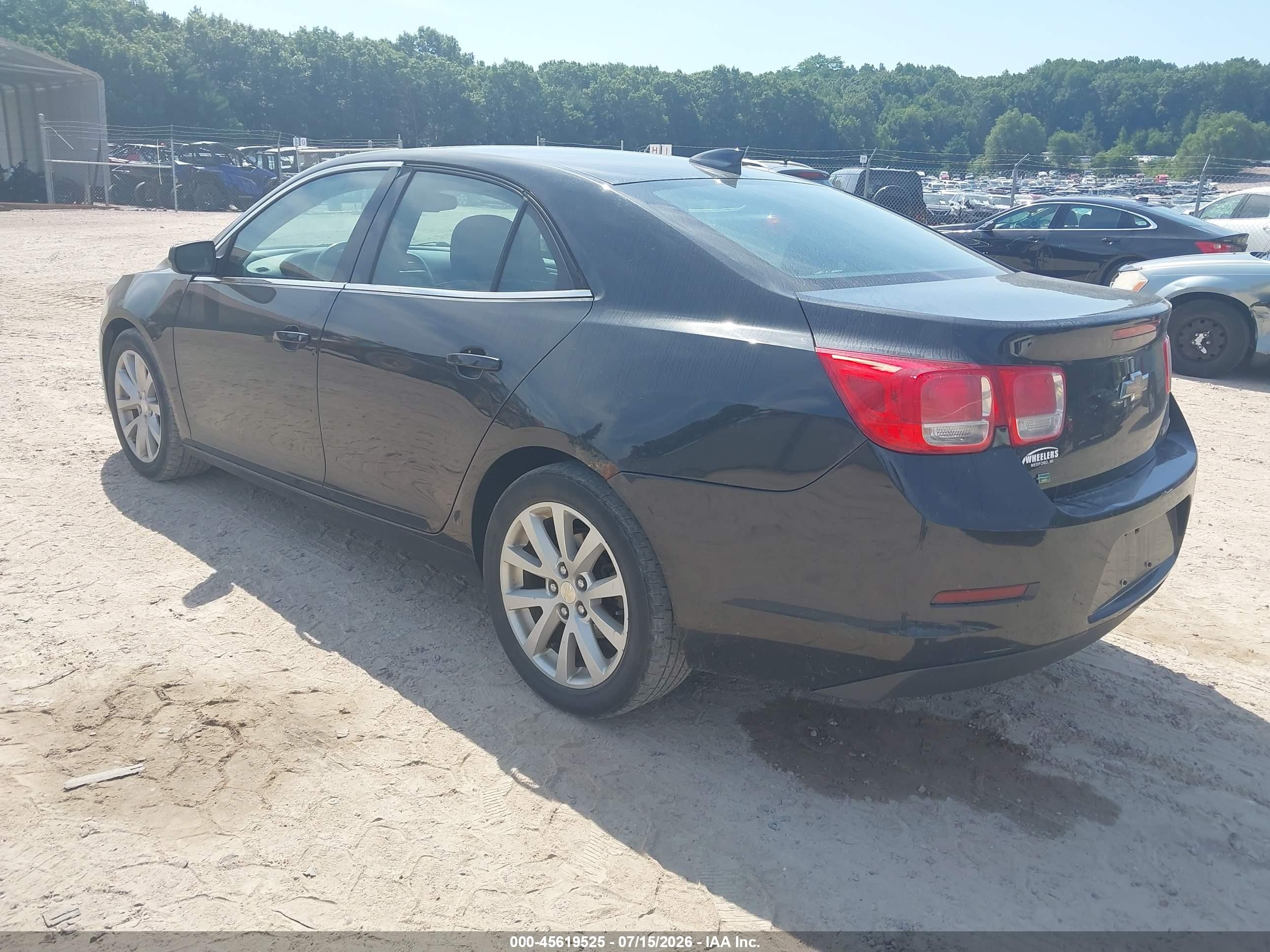 2015 Chevrolet Malibu 2lt Black vin: 1G11D5SL3FF119866